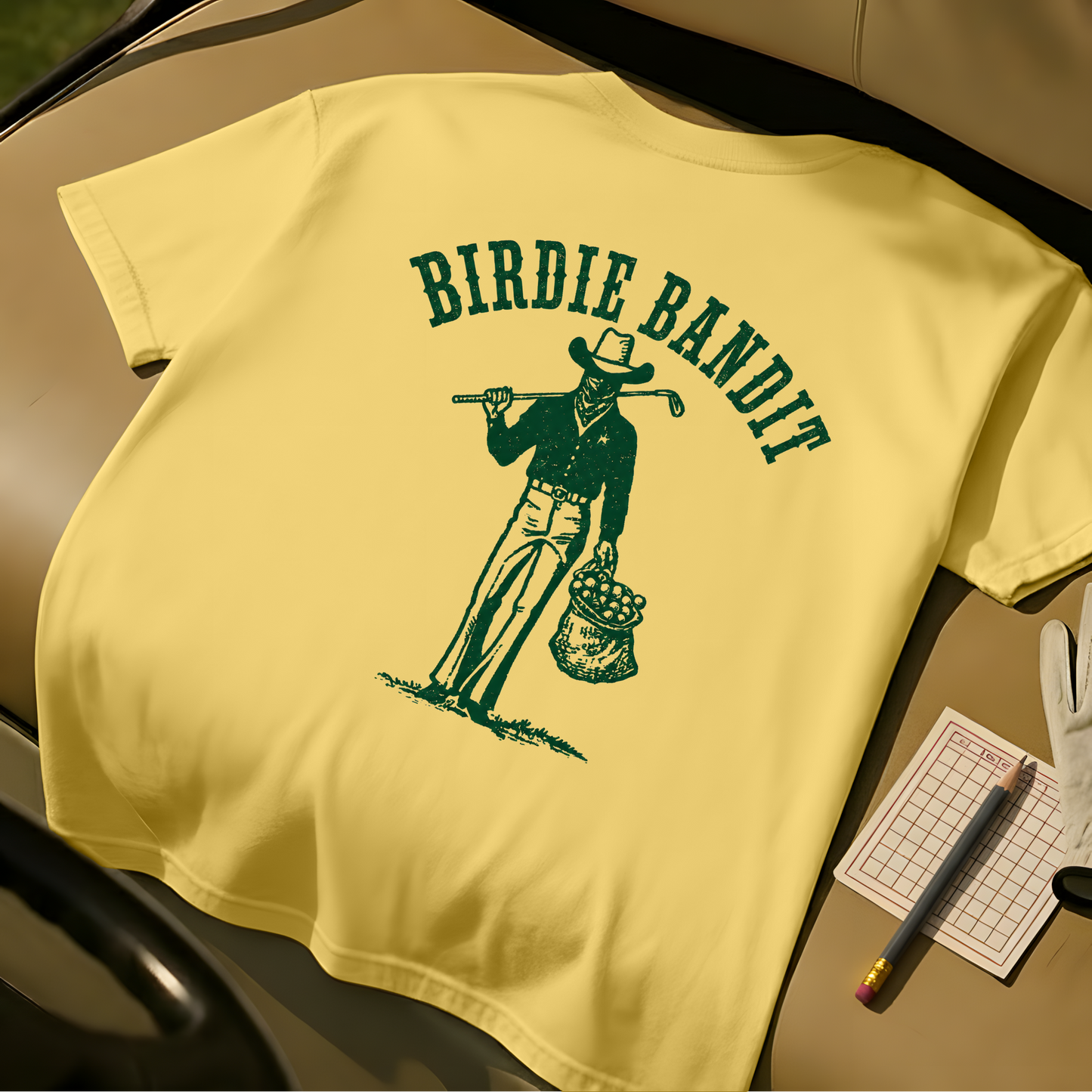 Birdie Bandit T-Shirt - Butter