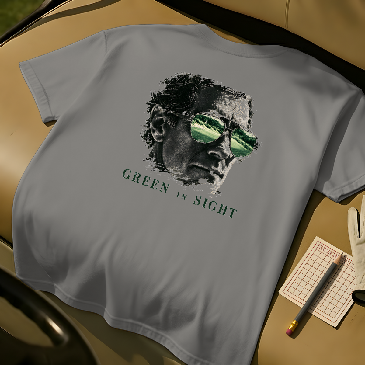 Green In Sight Tee - Grey