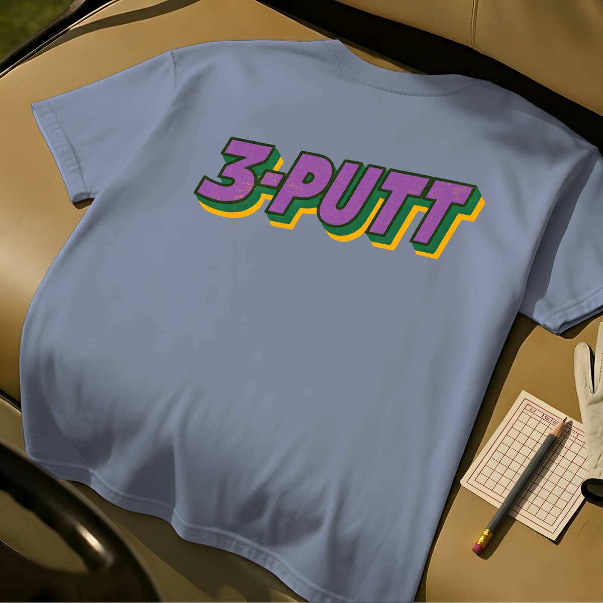 3-Putt Tee - Blue Jean