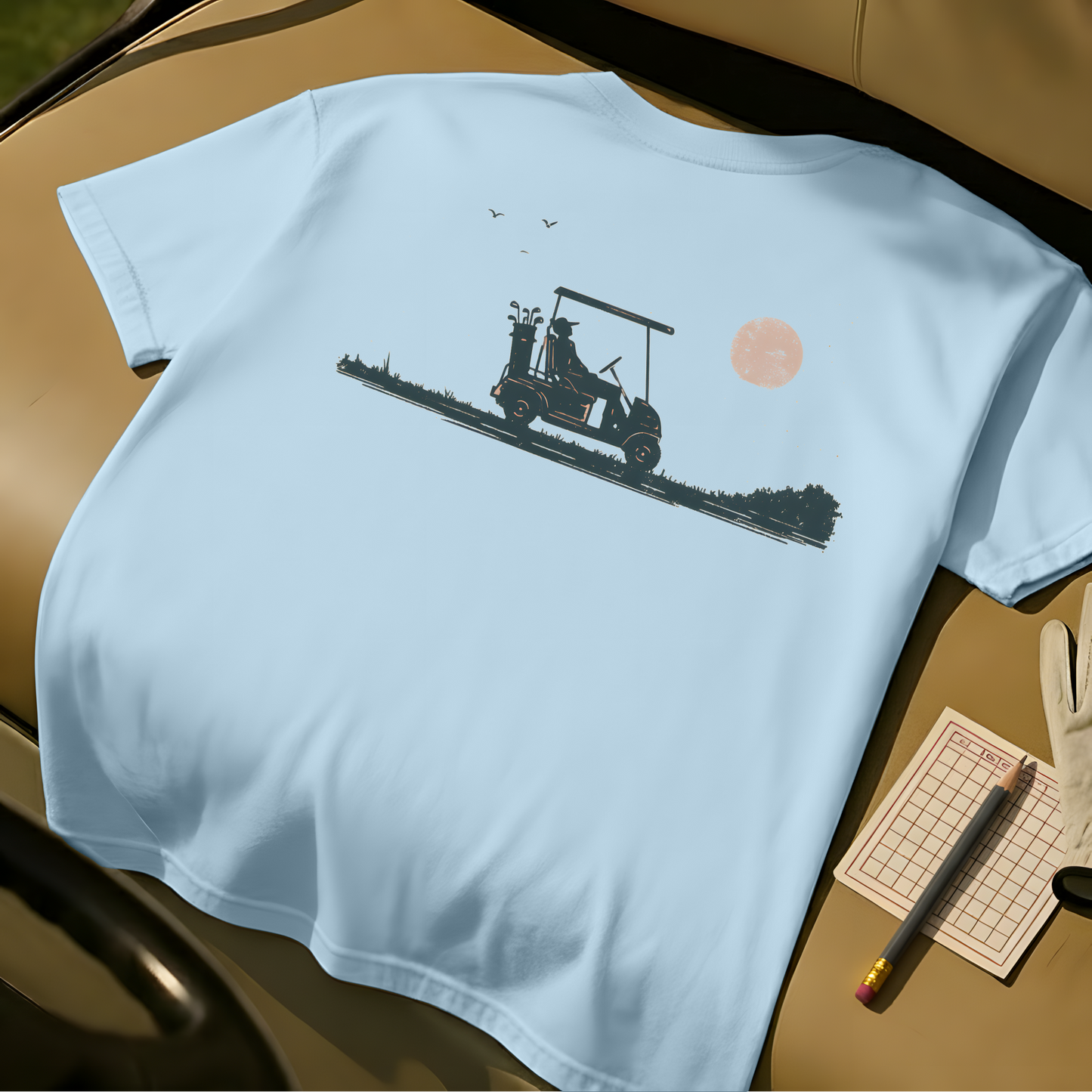 After Work Sunset Tee - Chambray
