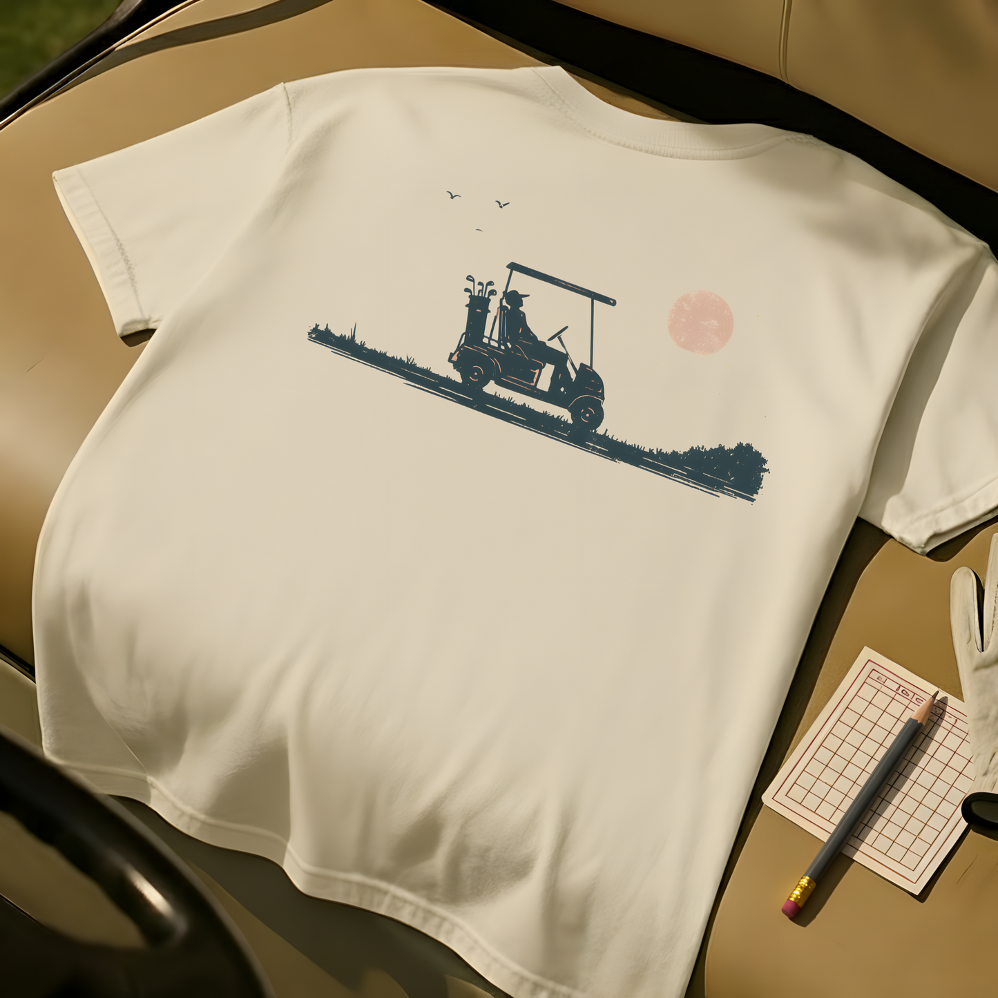After Work Sunset Tee - Ivory