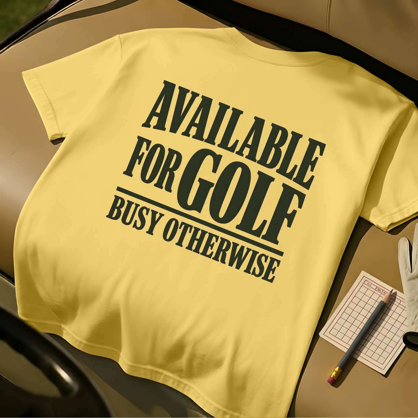 Available For Golf Tee - Butter