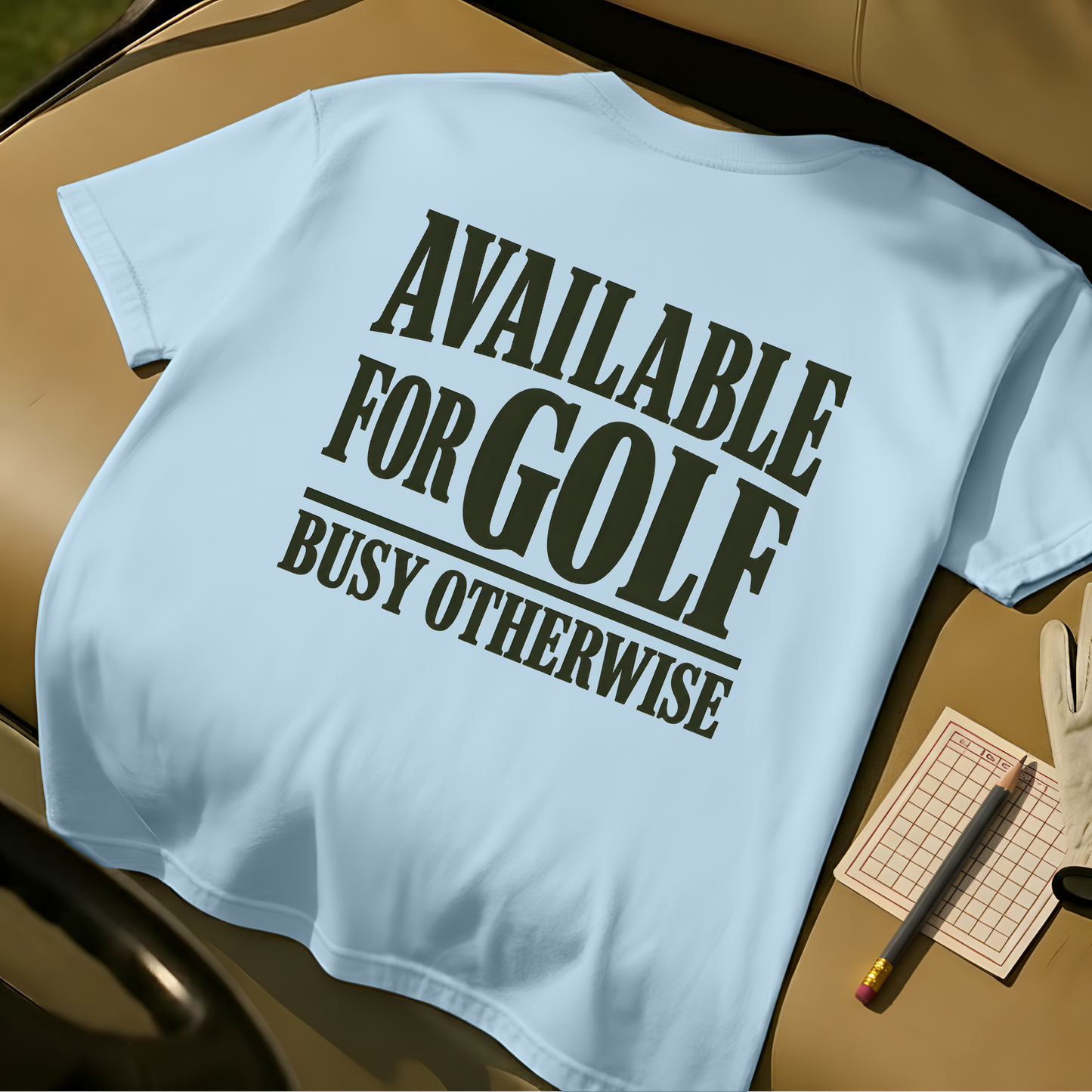 Available For Golf Tee - Chambray