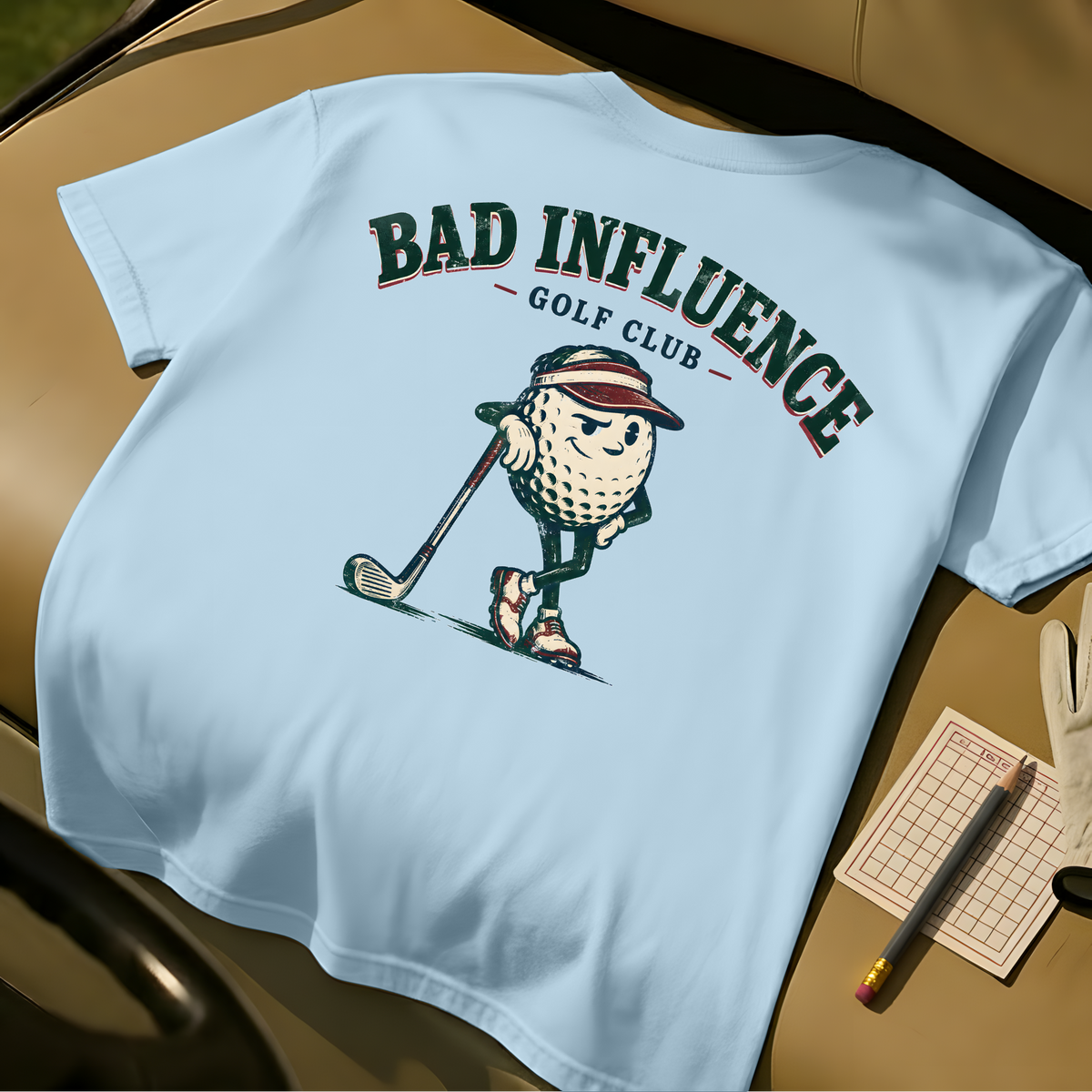 Bad Influence T-Shirt - Chambray