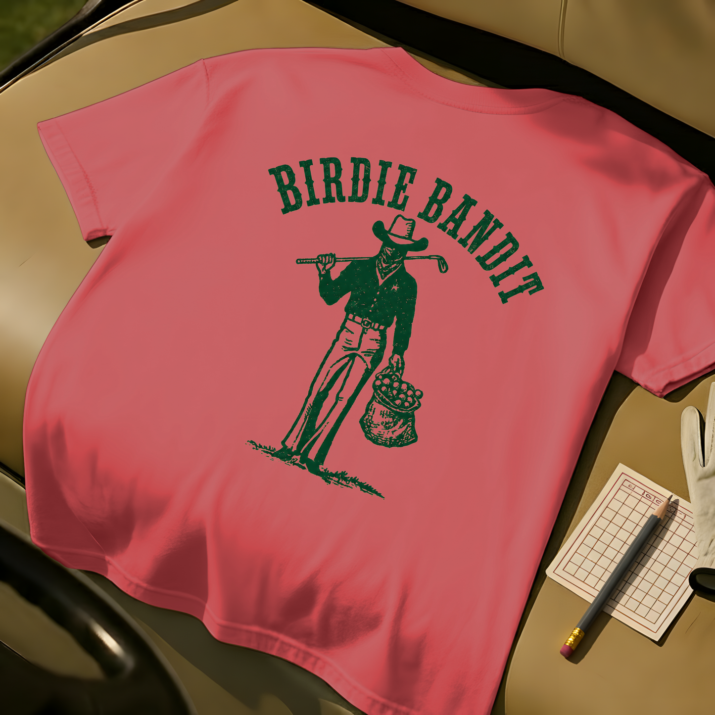 Birdie Bandit T-Shirt - Watermelon