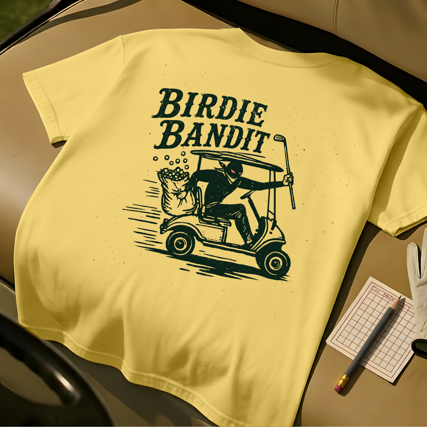 Birdie Bandit Tee - Butter