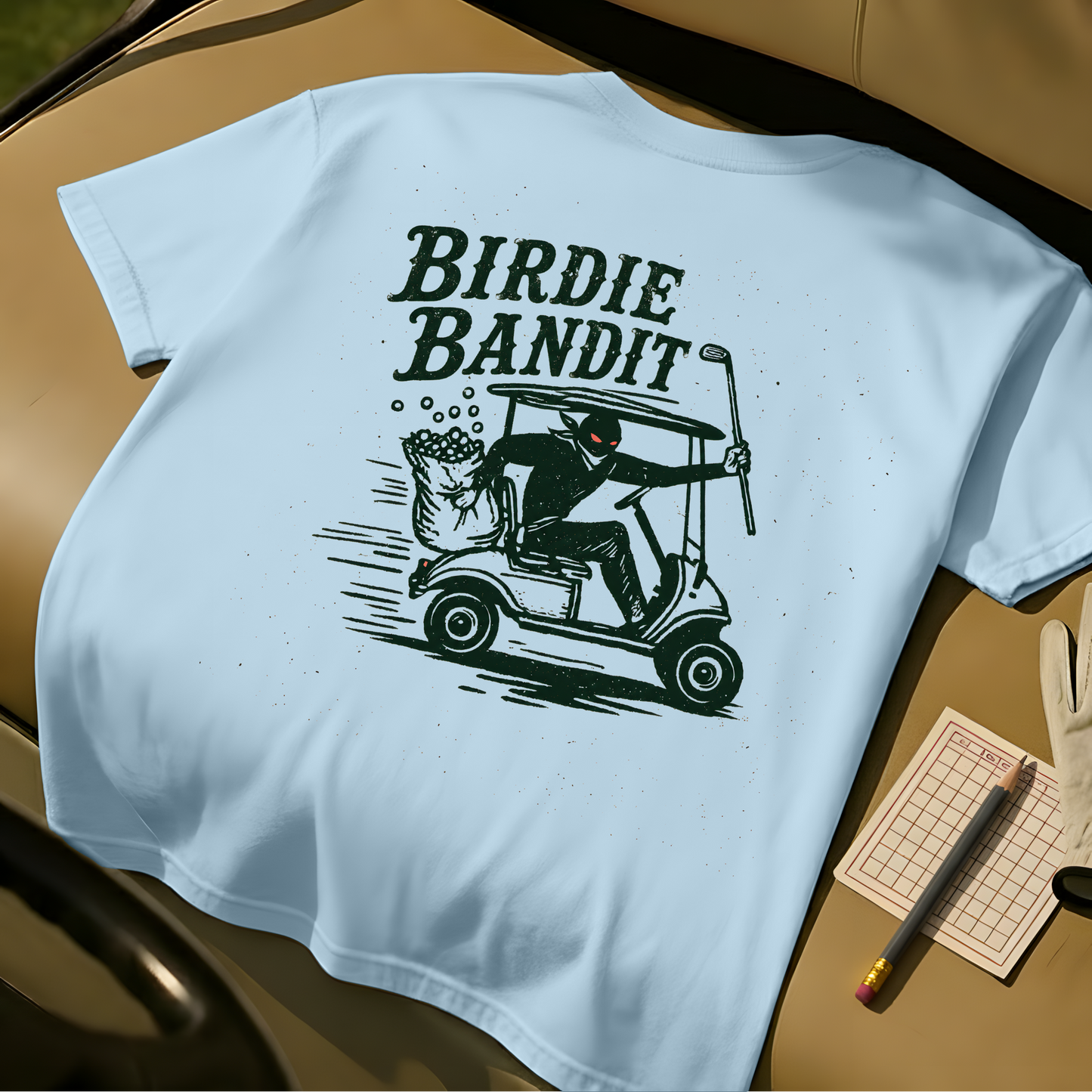 Birdie Bandit Tee - Chambray