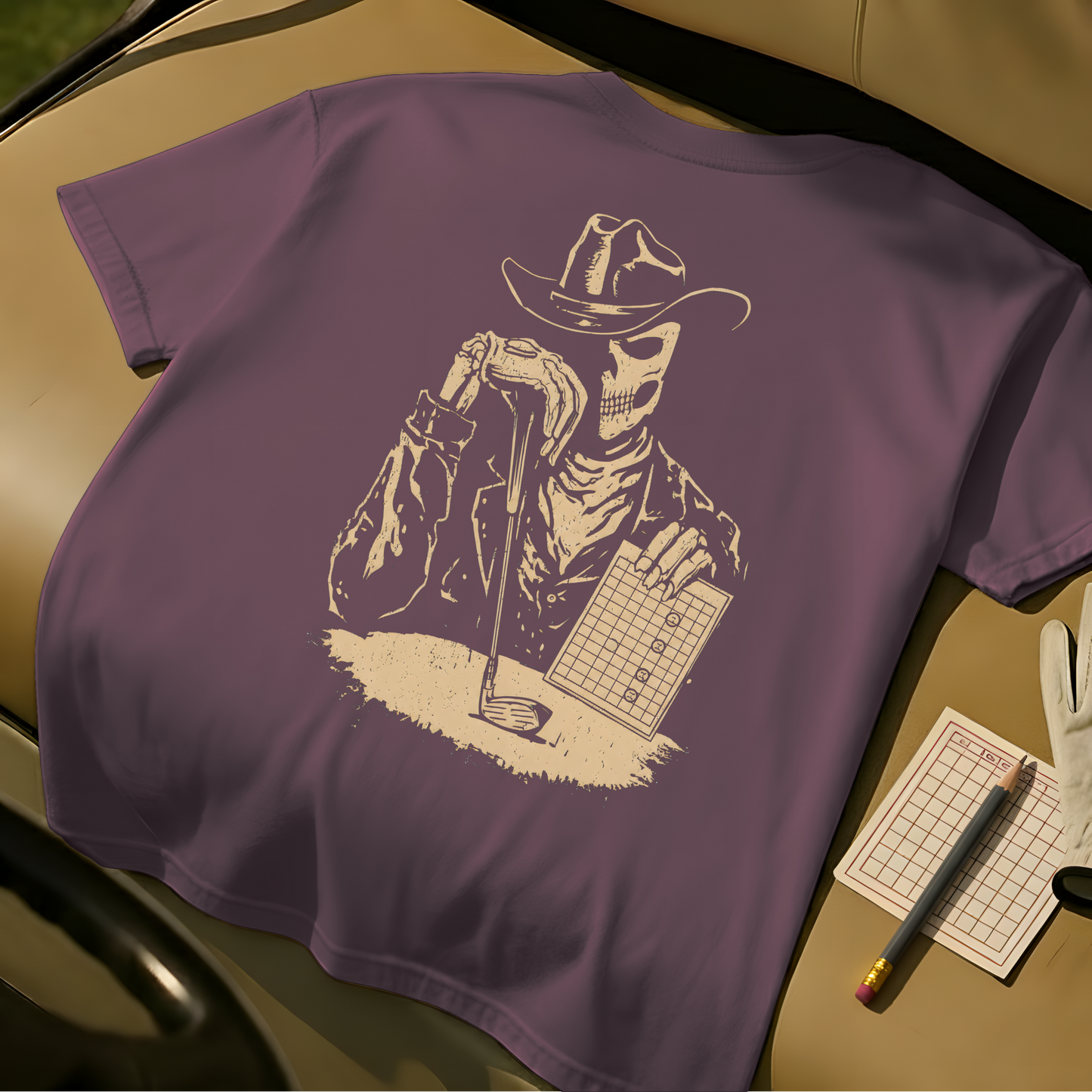 Birdie Bandit Tee - Berry