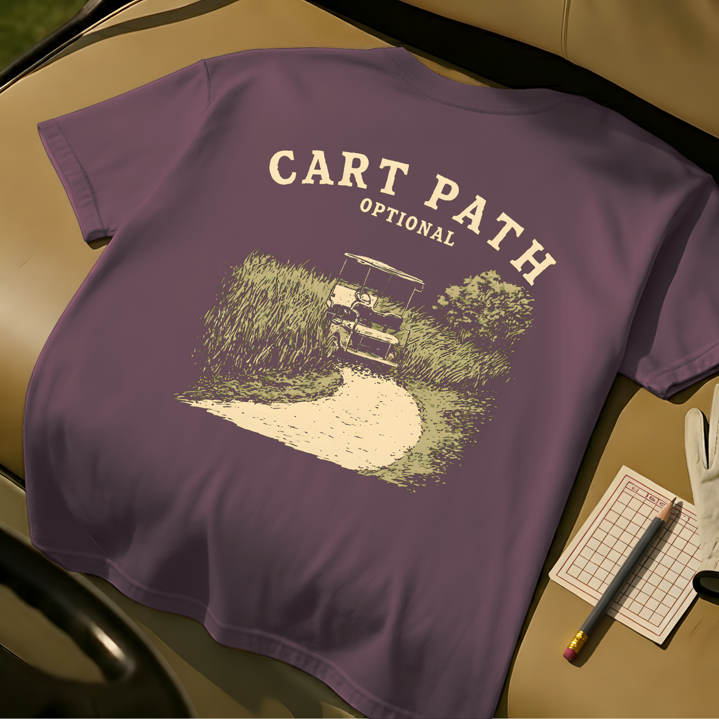 Cart Path Optional - Berry