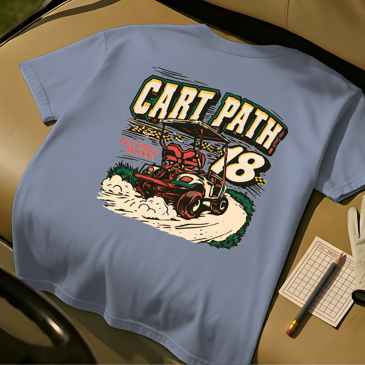 Cart Path Racer - Blue Jean