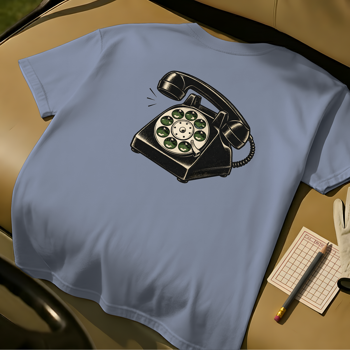 Club Call T-Shirt - Blue Jean