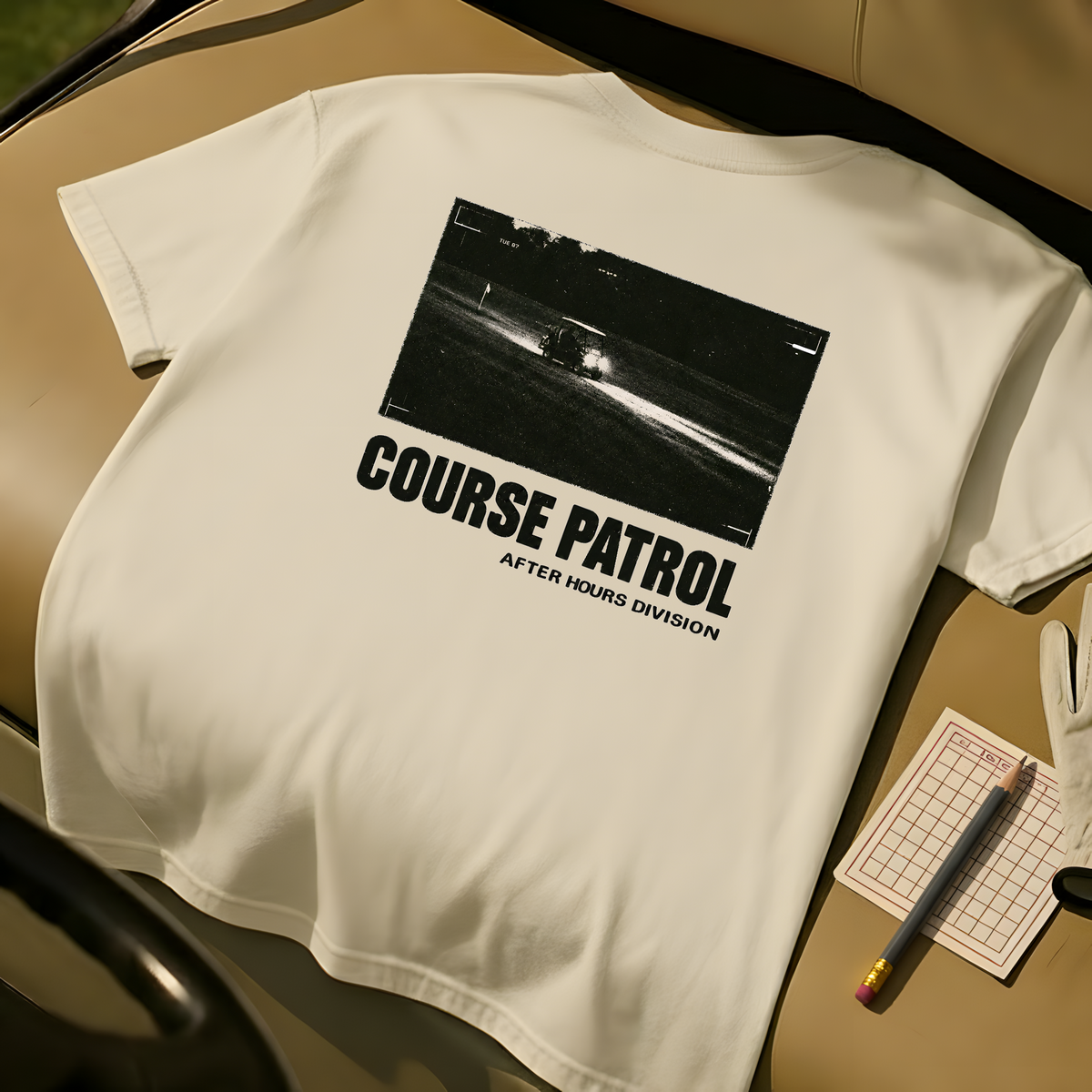 Course Patrol T-Shirt  - Ivory