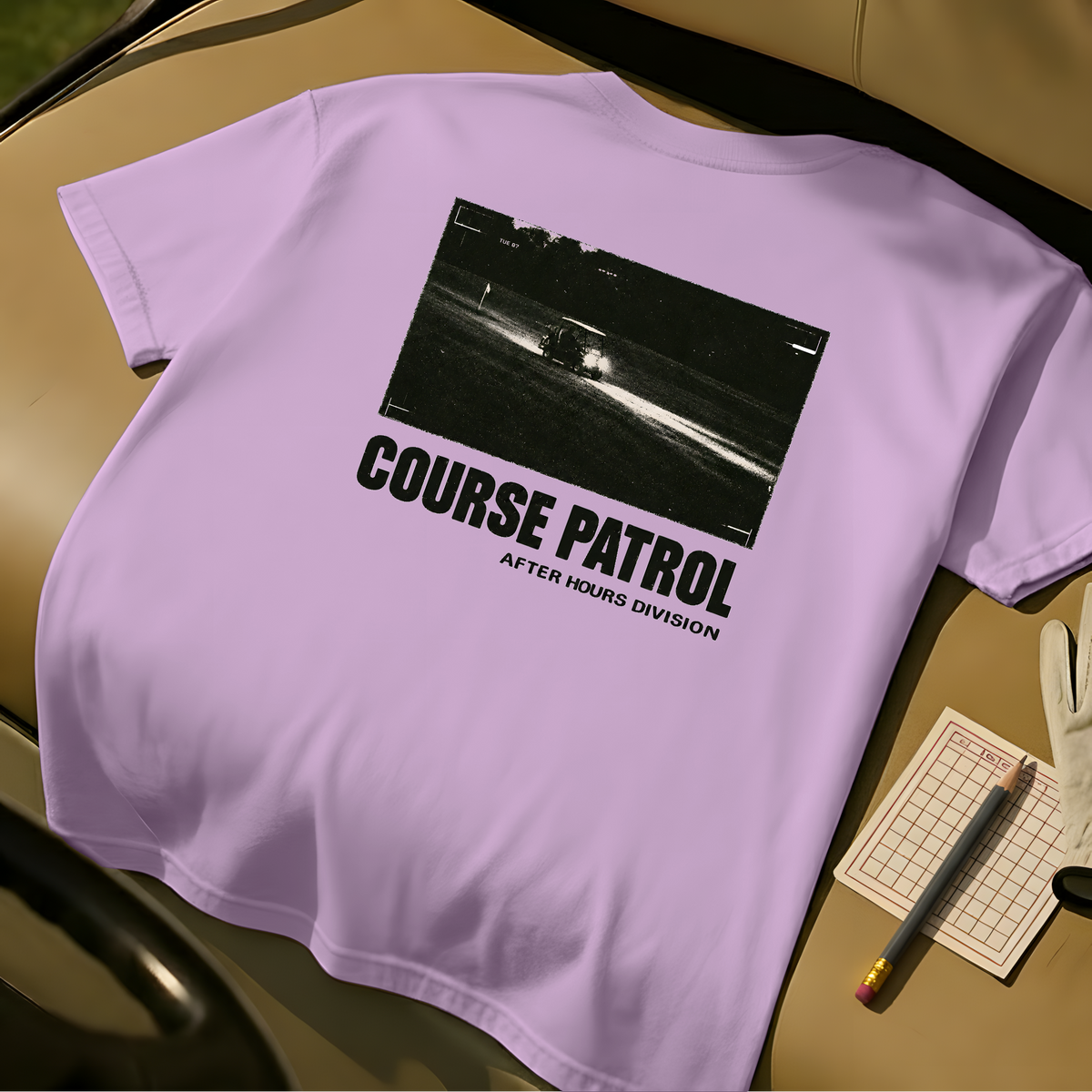 Course Patrol T-Shirt  - Orchid