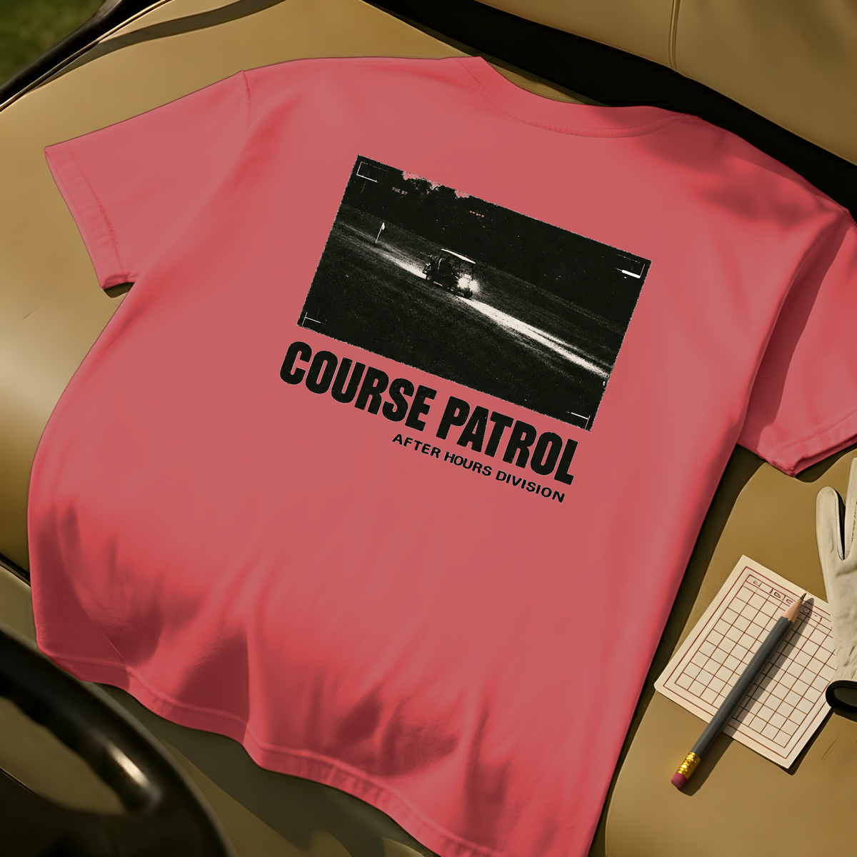 Course Patrol T-Shirt  - Watermelon