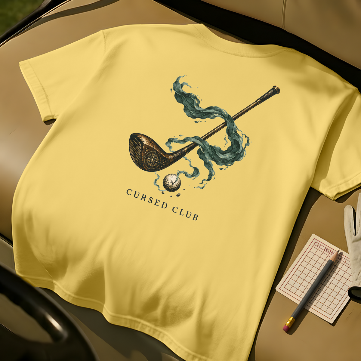 Cursed Club T-Shirt - Butter