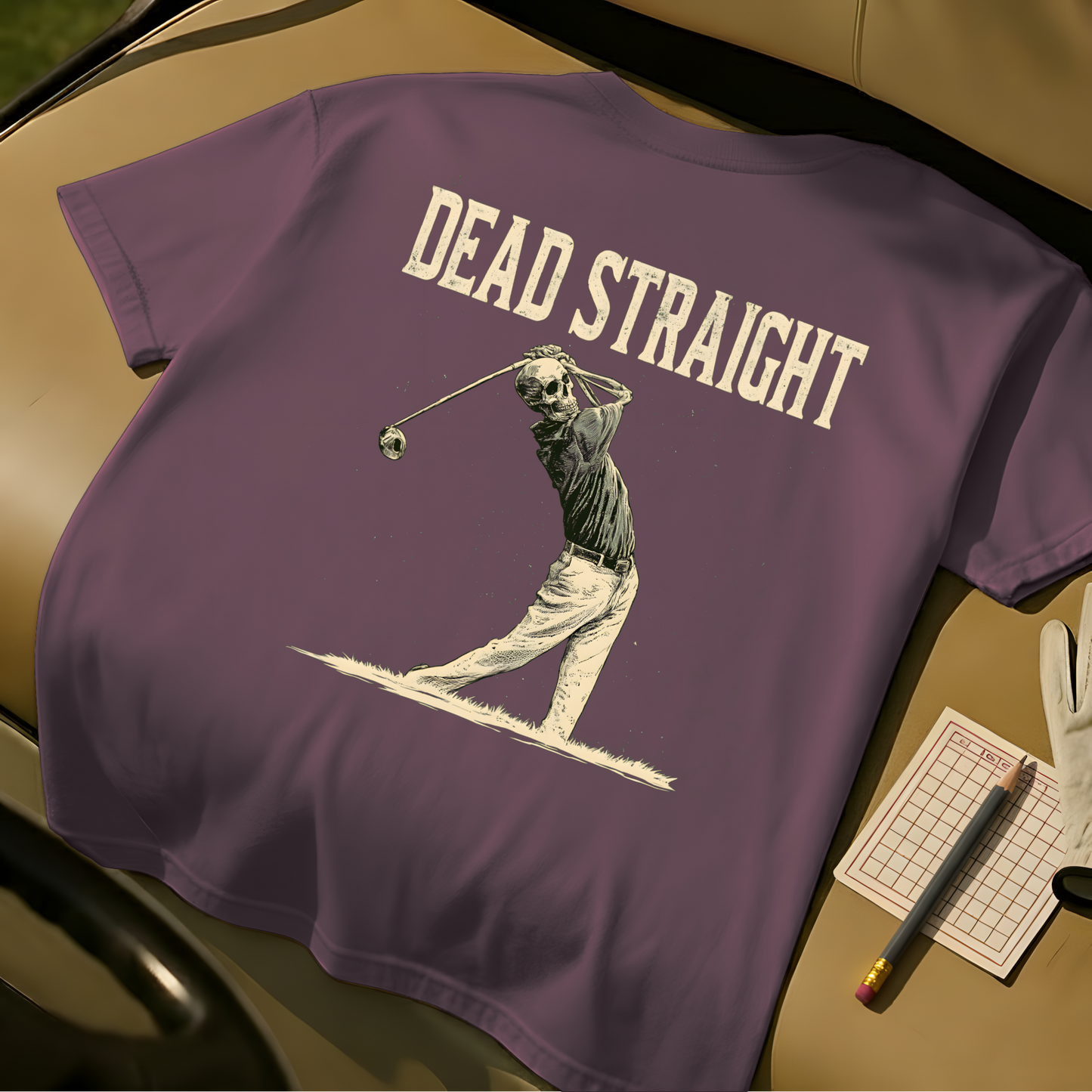 Dead Straight T-Shirt - Berry
