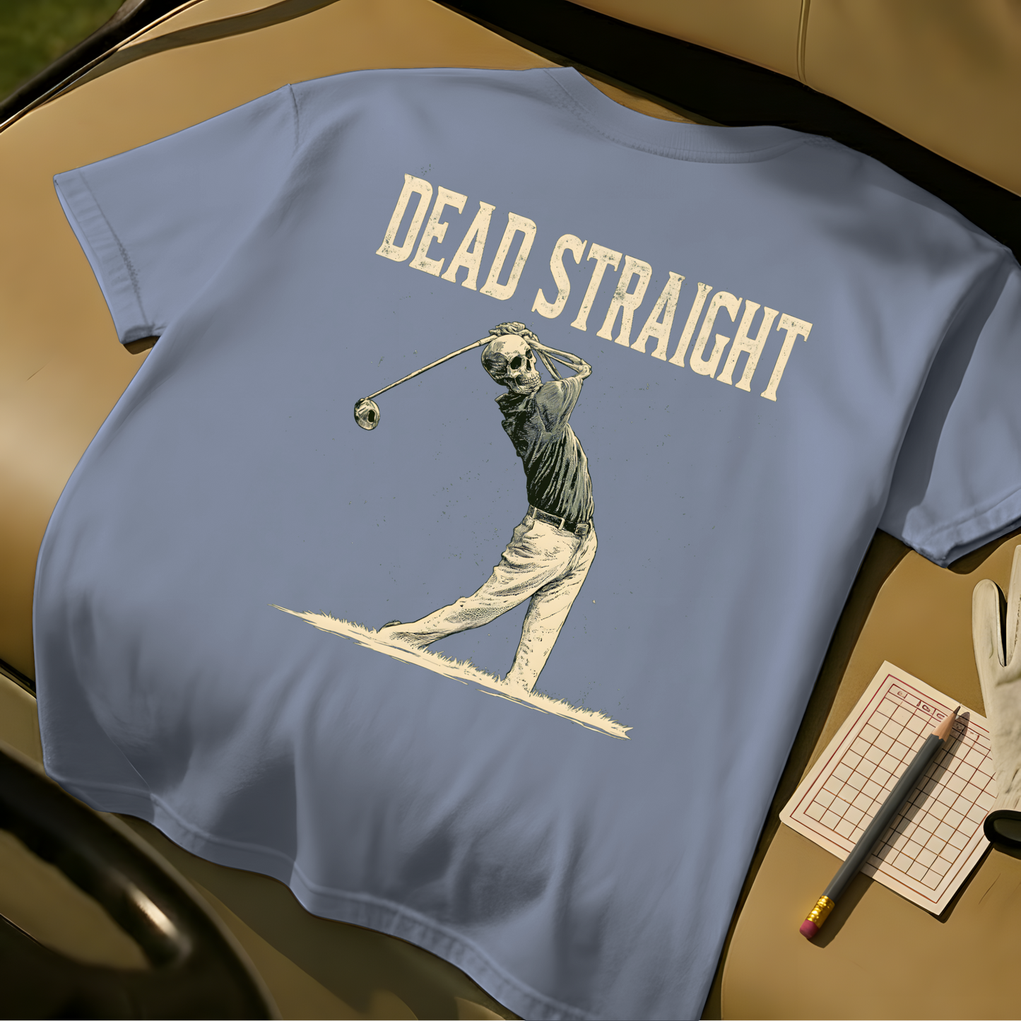 Dead Straight T-Shirt - Blue Jean