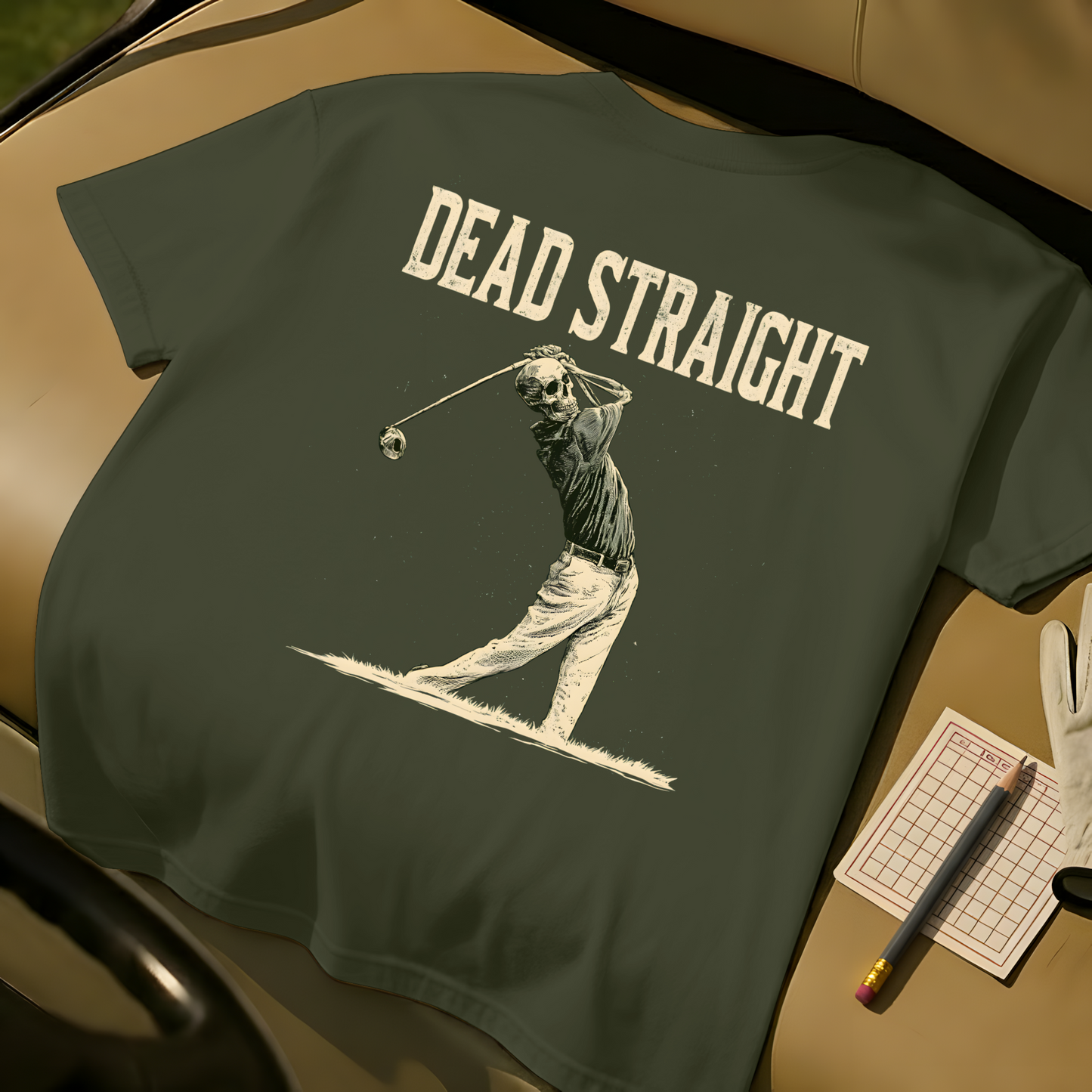 Dead Straight T-Shirt - Moss