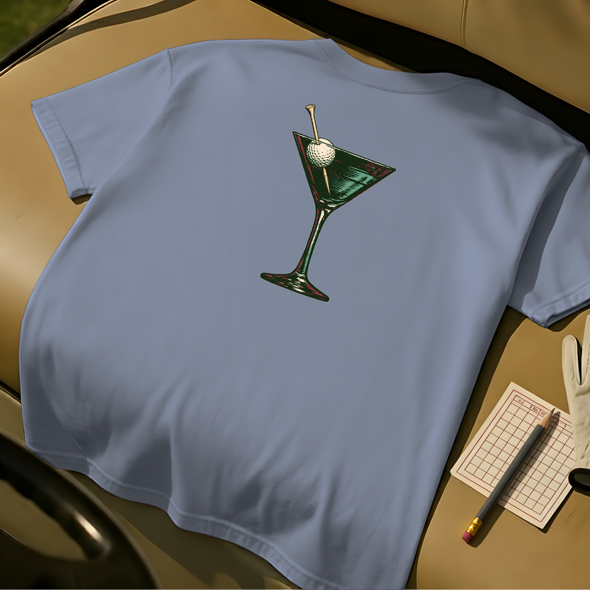 Dirty Birdie Tee - Blue Jean