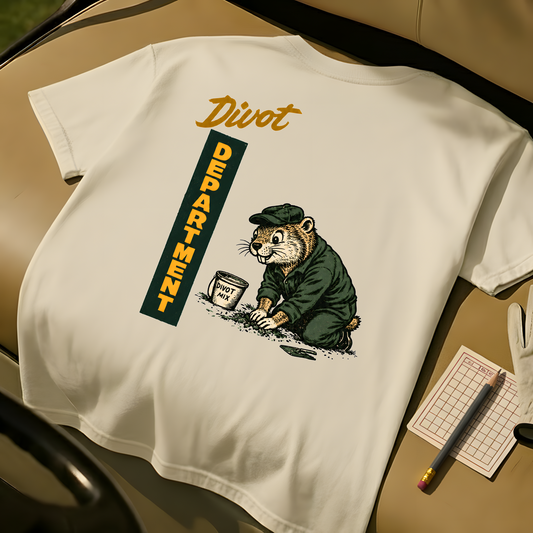 Divot Department T-Shirt - Ivory