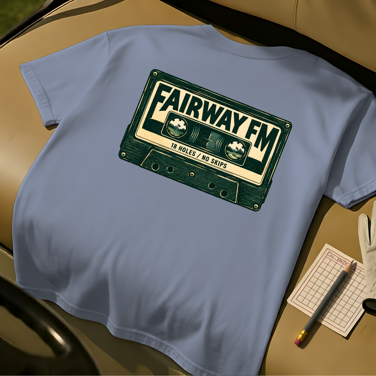 Fairway FM T-Shirt - Blue Jean