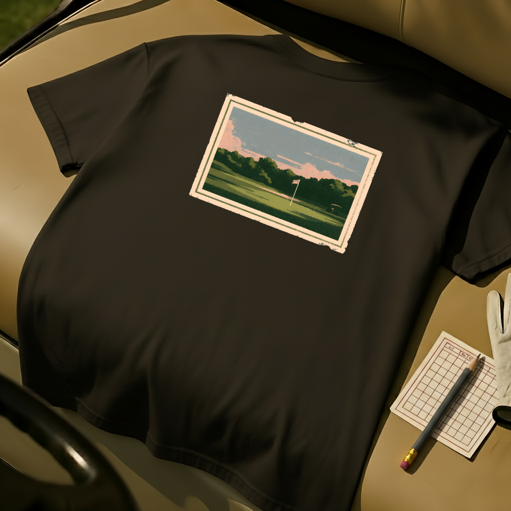 Fairway Postcard - Black