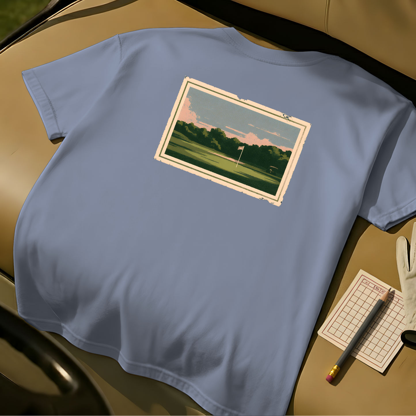 Fairway Postcard - Blue Jean