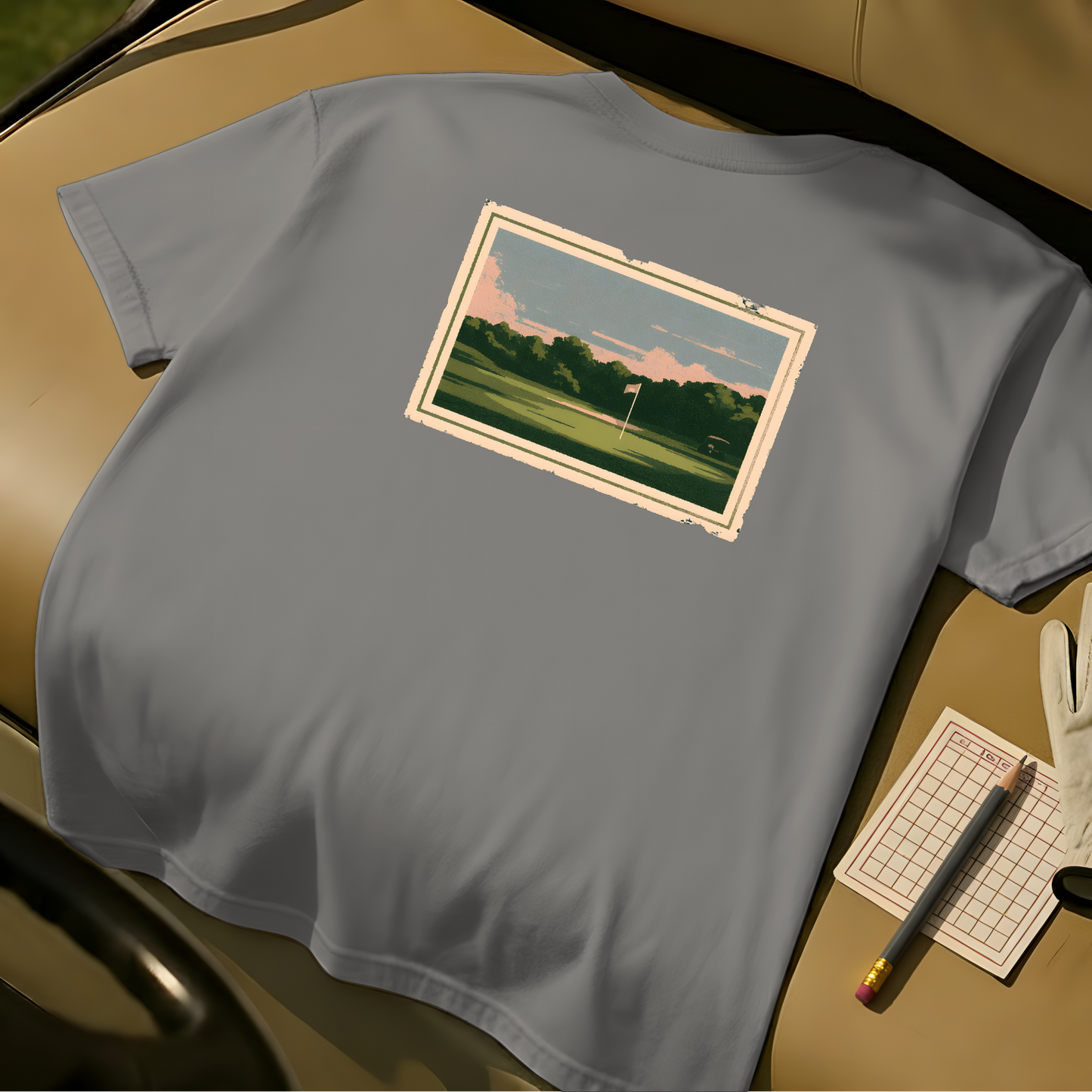 Fairway Postcard - Grey