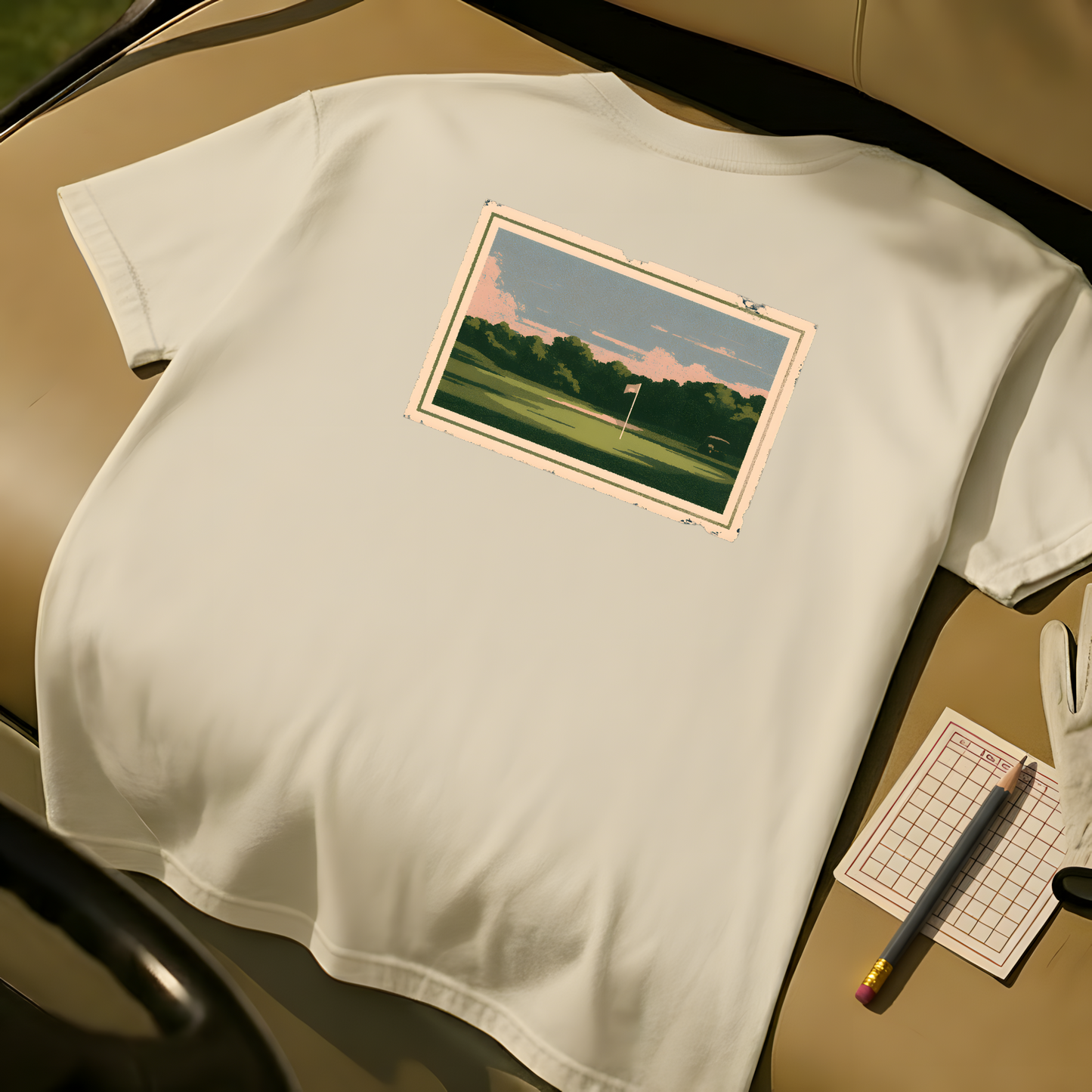 Fairway Postcard - Ivory