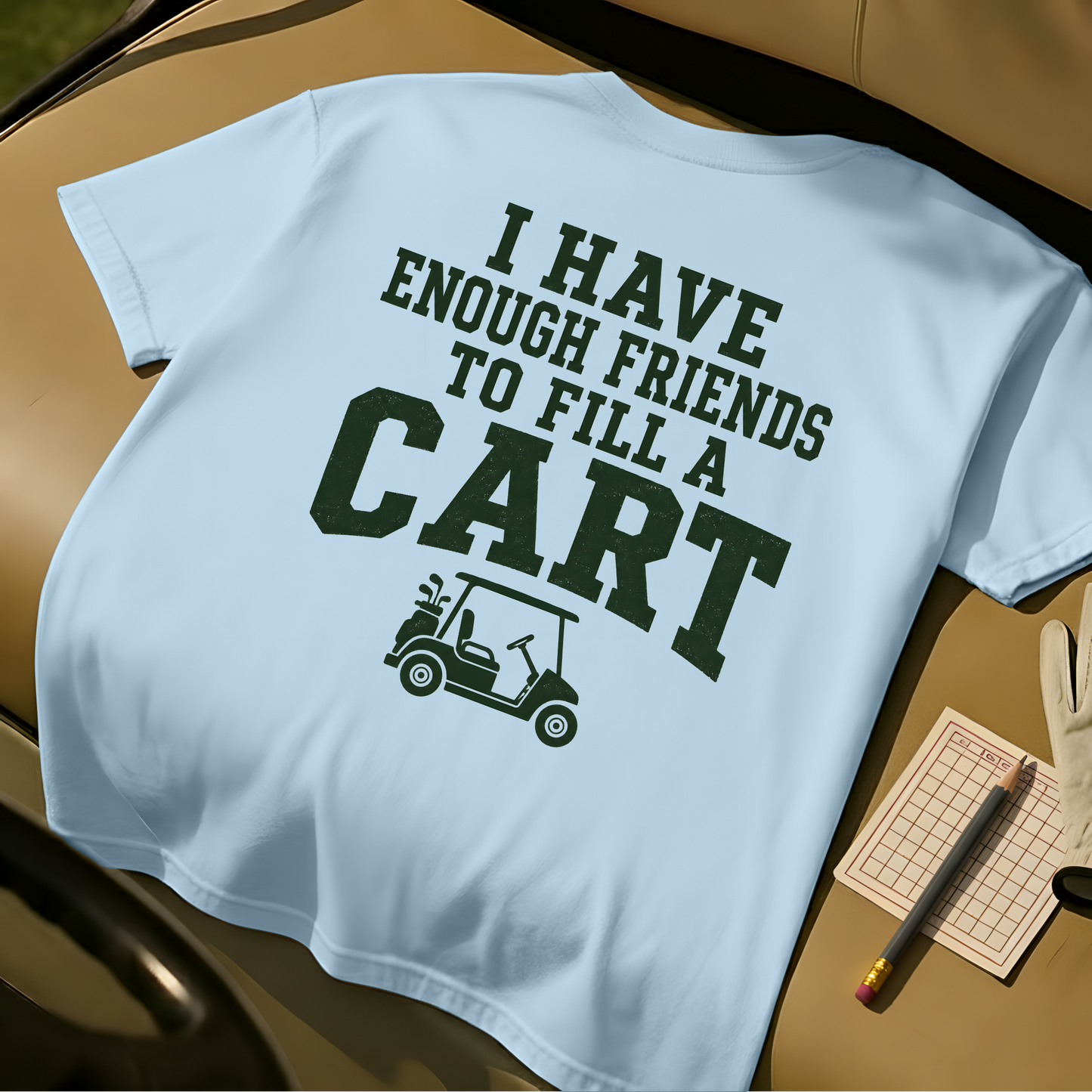 Cart Friends Tee - Chambray