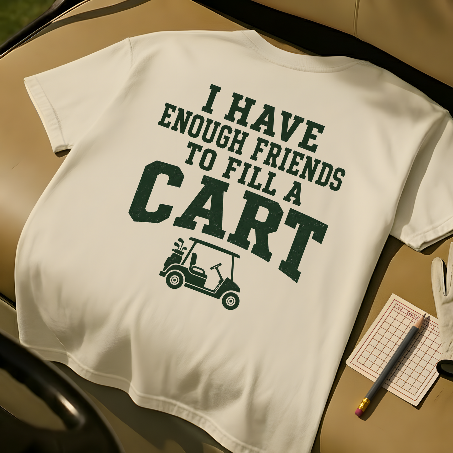 Cart Friends Tee - Ivory