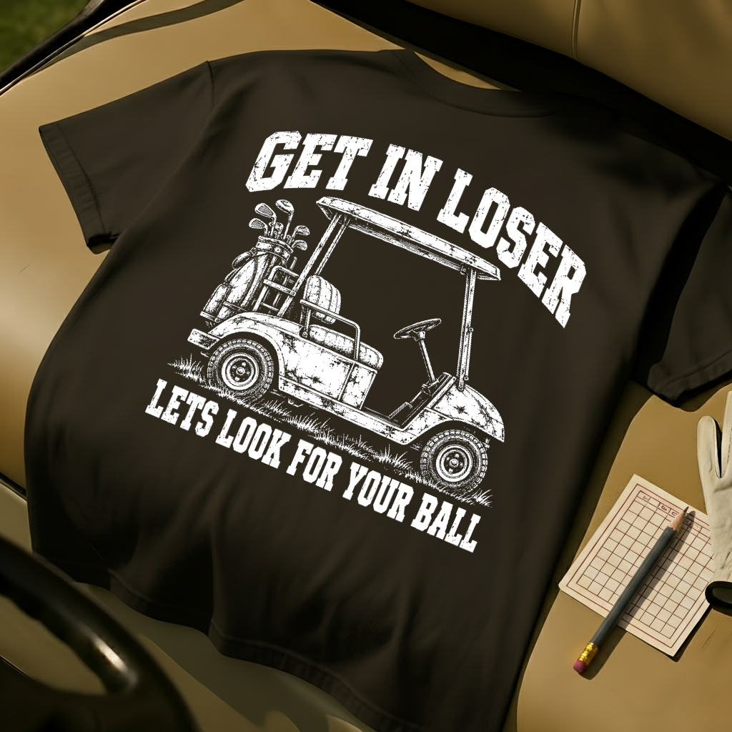 Get In Loser T-Shirt - Black