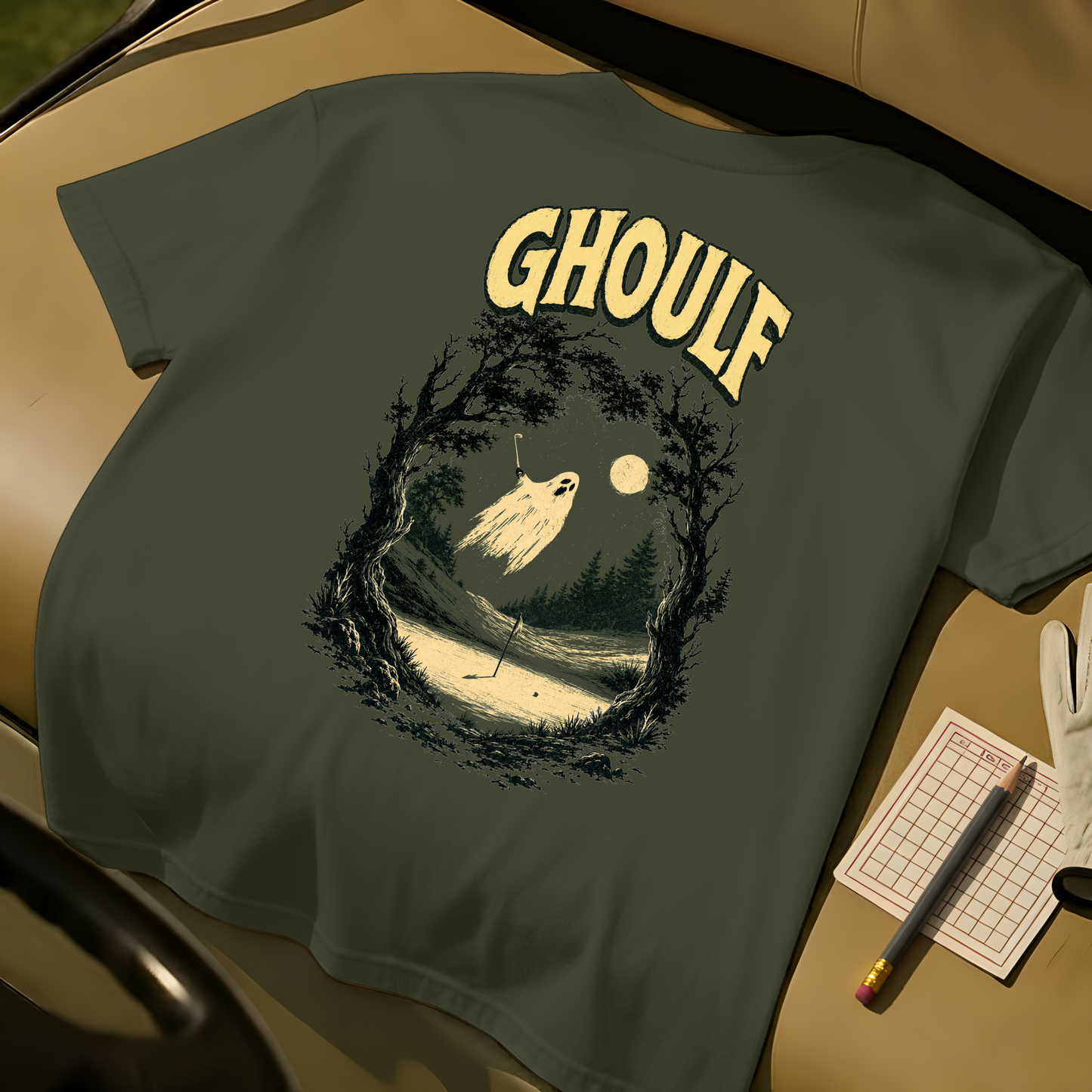 Ghoulf Tee - Moss