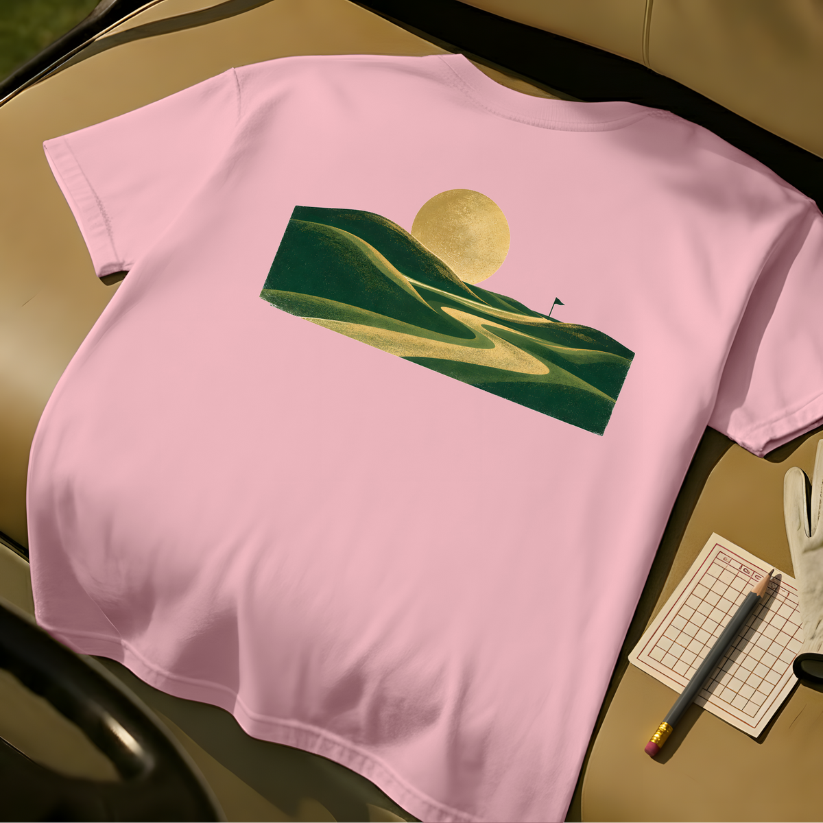 Golden Hour Links T-Shirt - Blossom