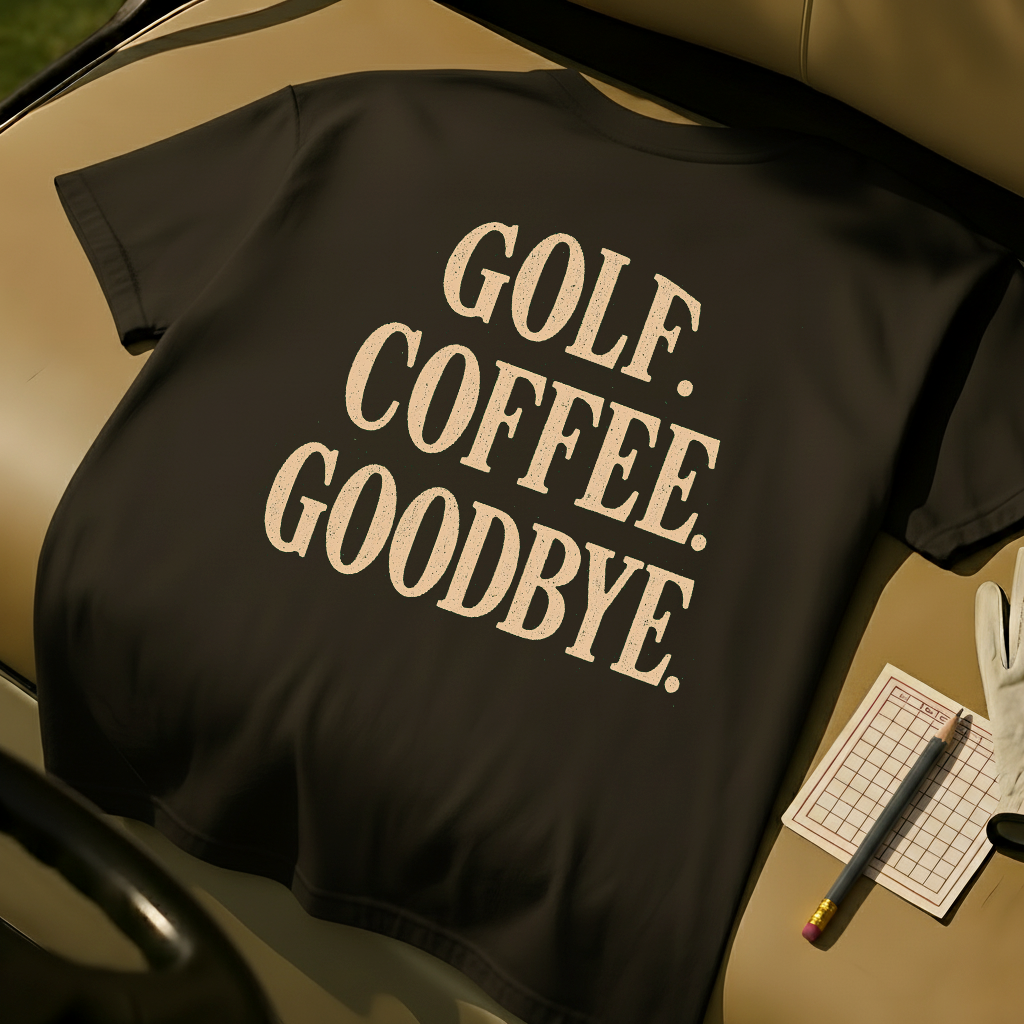 Golf. Coffee. Goodbye.