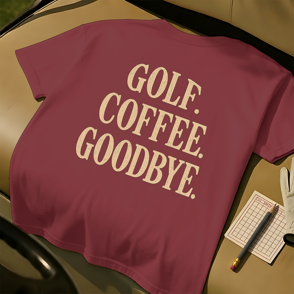 Golf. Coffee. Goodbye.