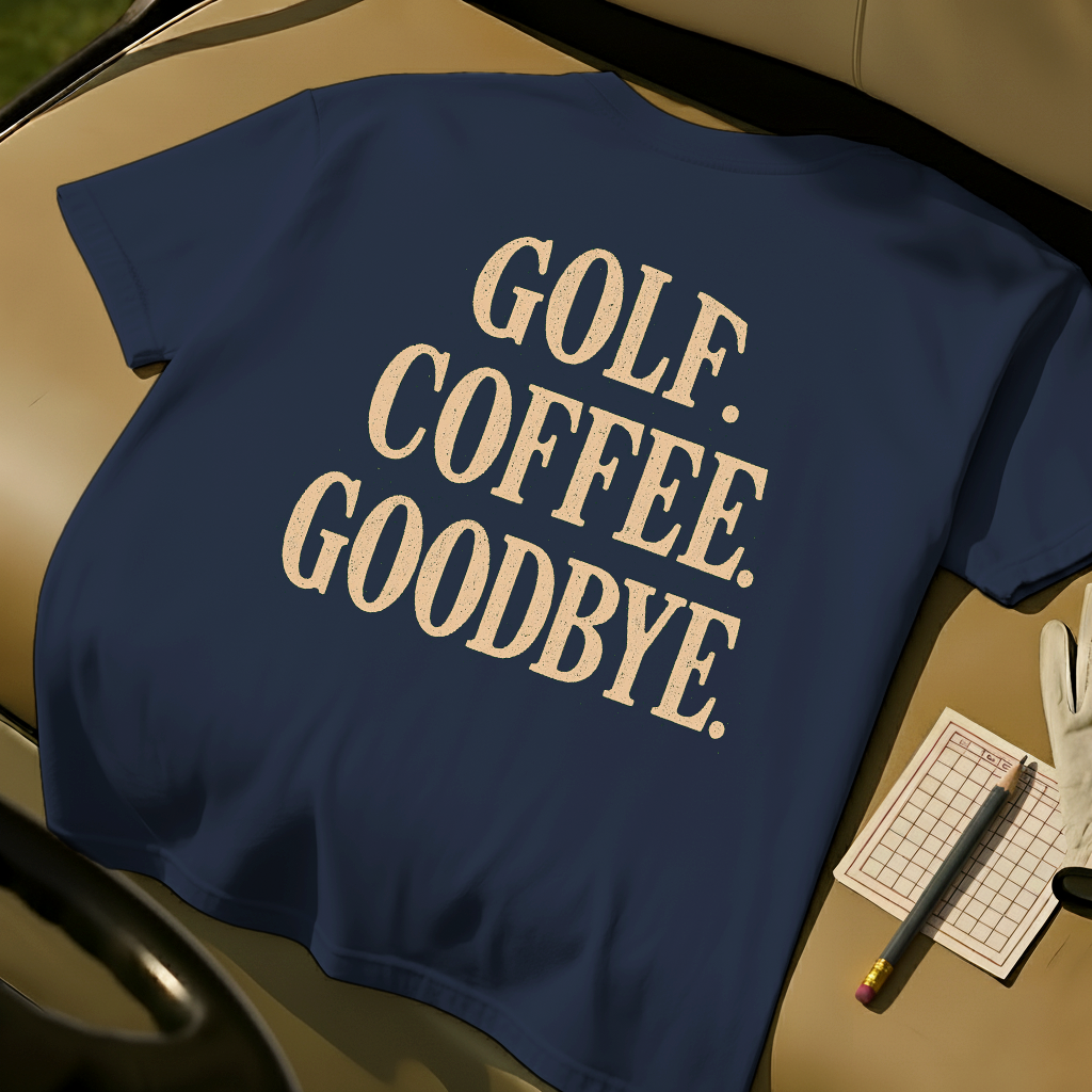Golf. Coffee. Goodbye.