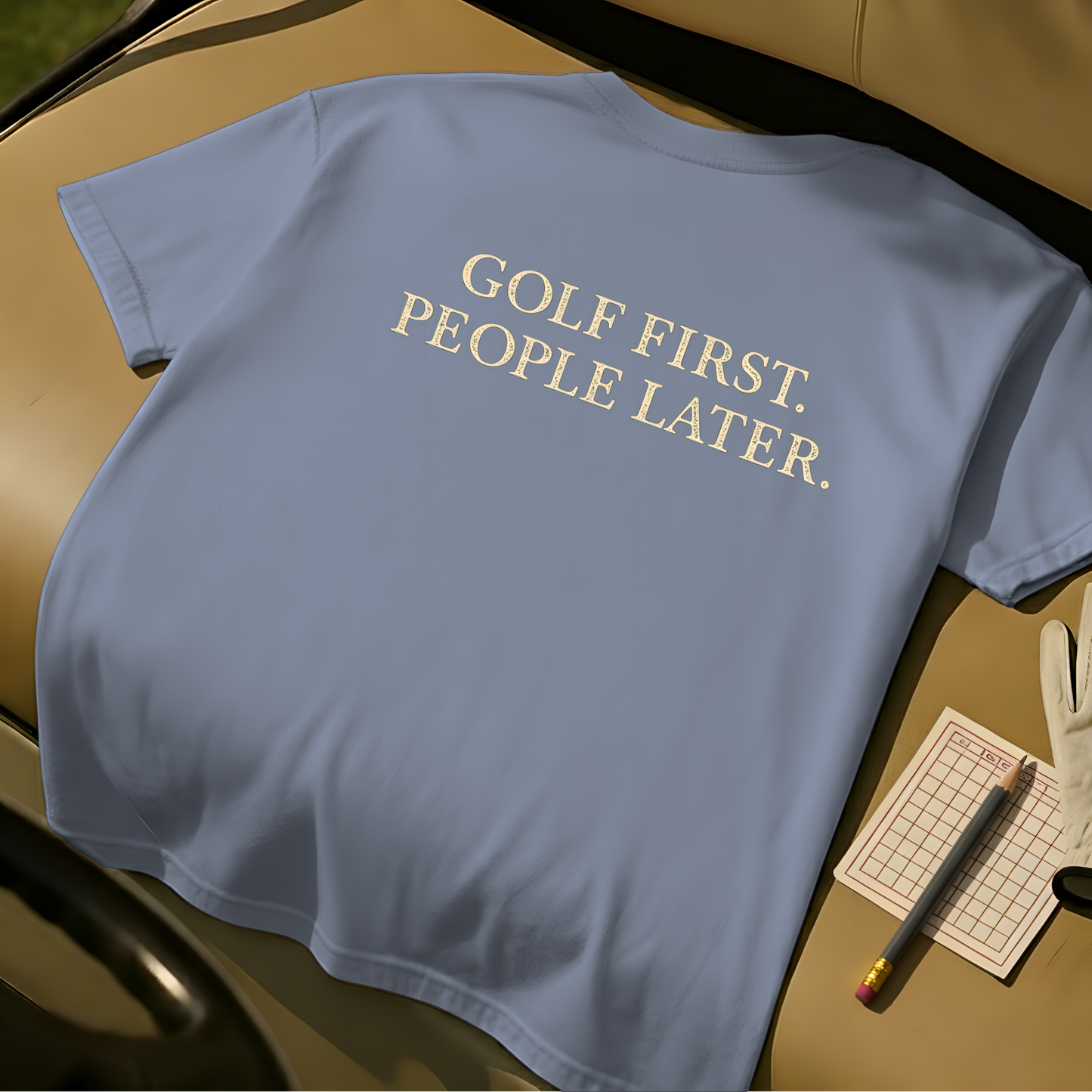 Golf First Tee - Blue Jean