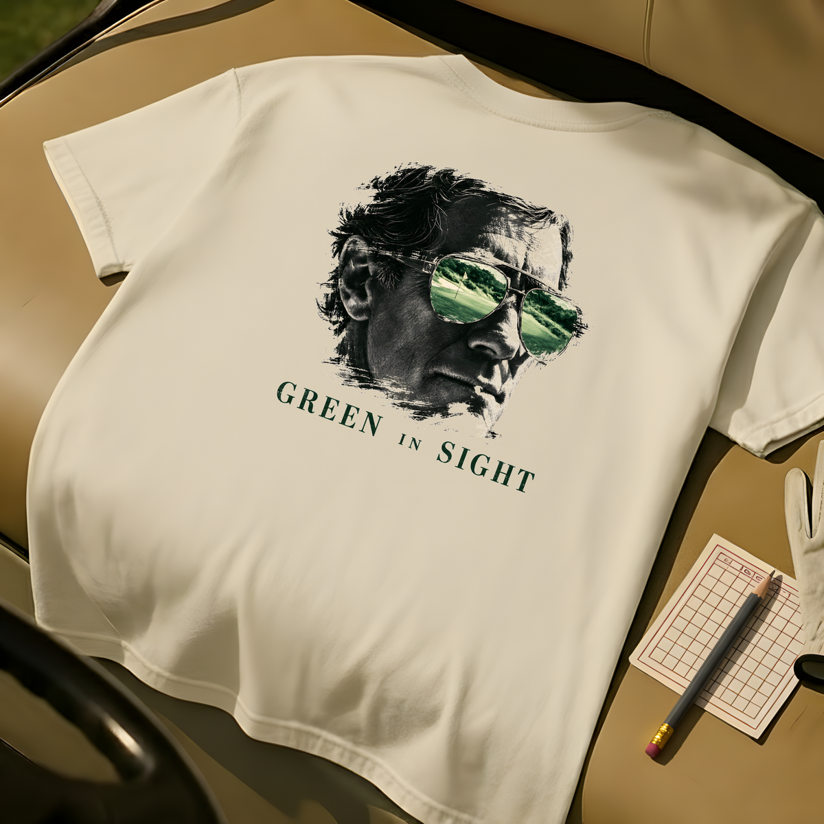 Green In Sight Tee - Ivory