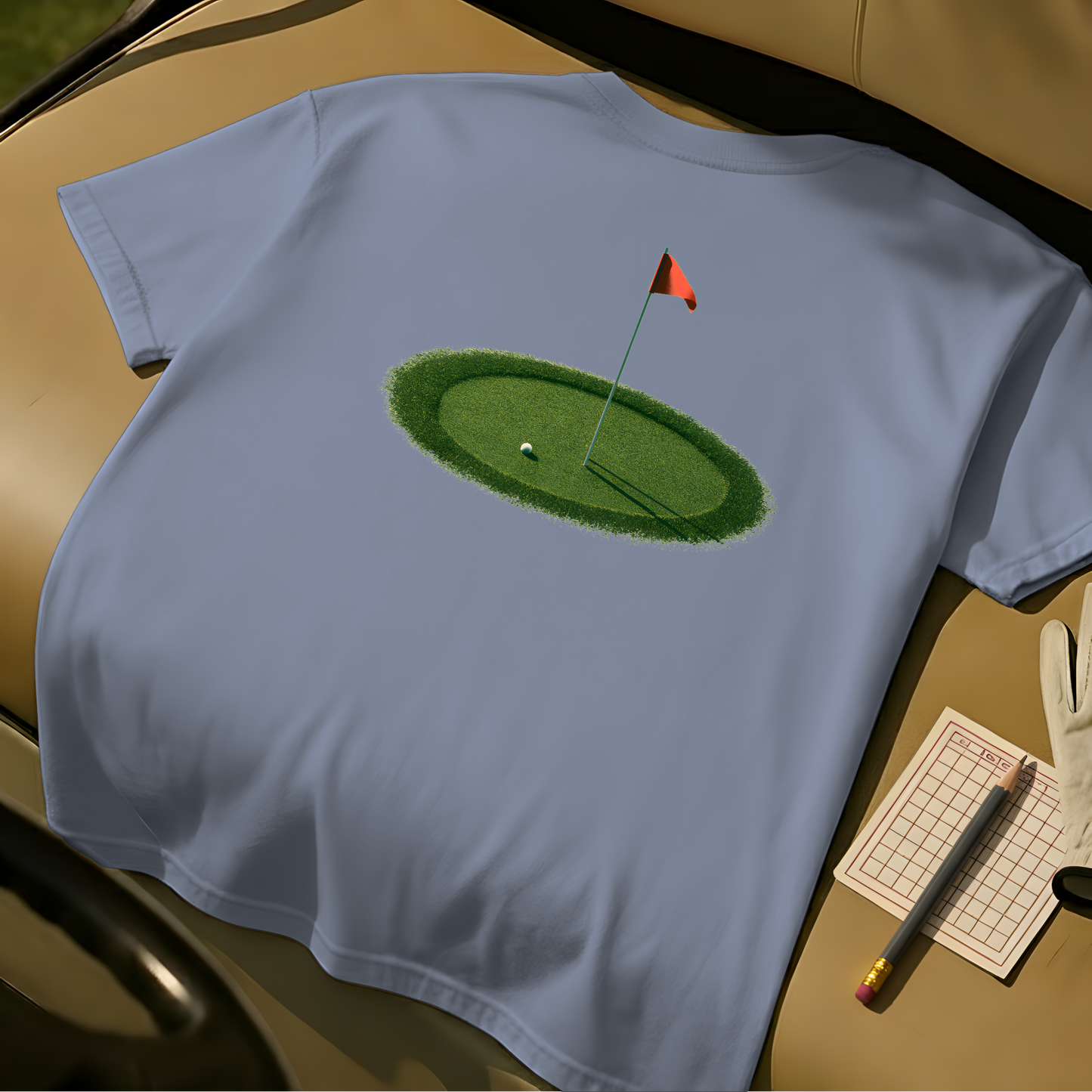Green Light Tee - Blue Jean