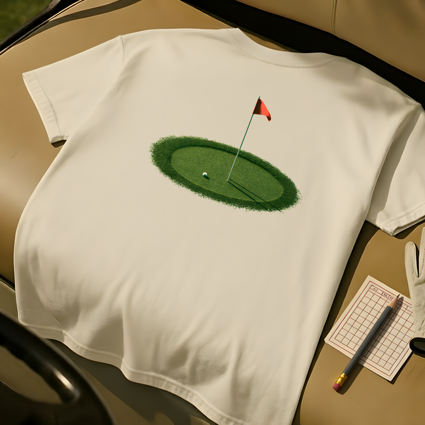 Green Light Tee - Ivory