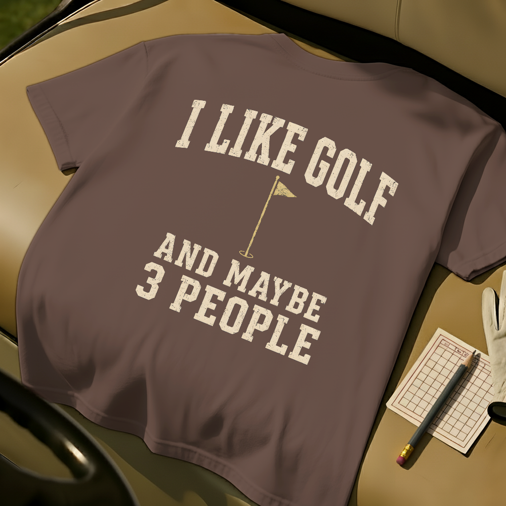 I Like Golf And Maybe 3 People - Espresso