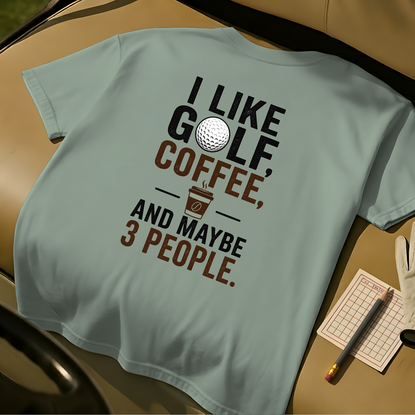 I Like Golf, Coffee And Maybe 3 People - Bay
