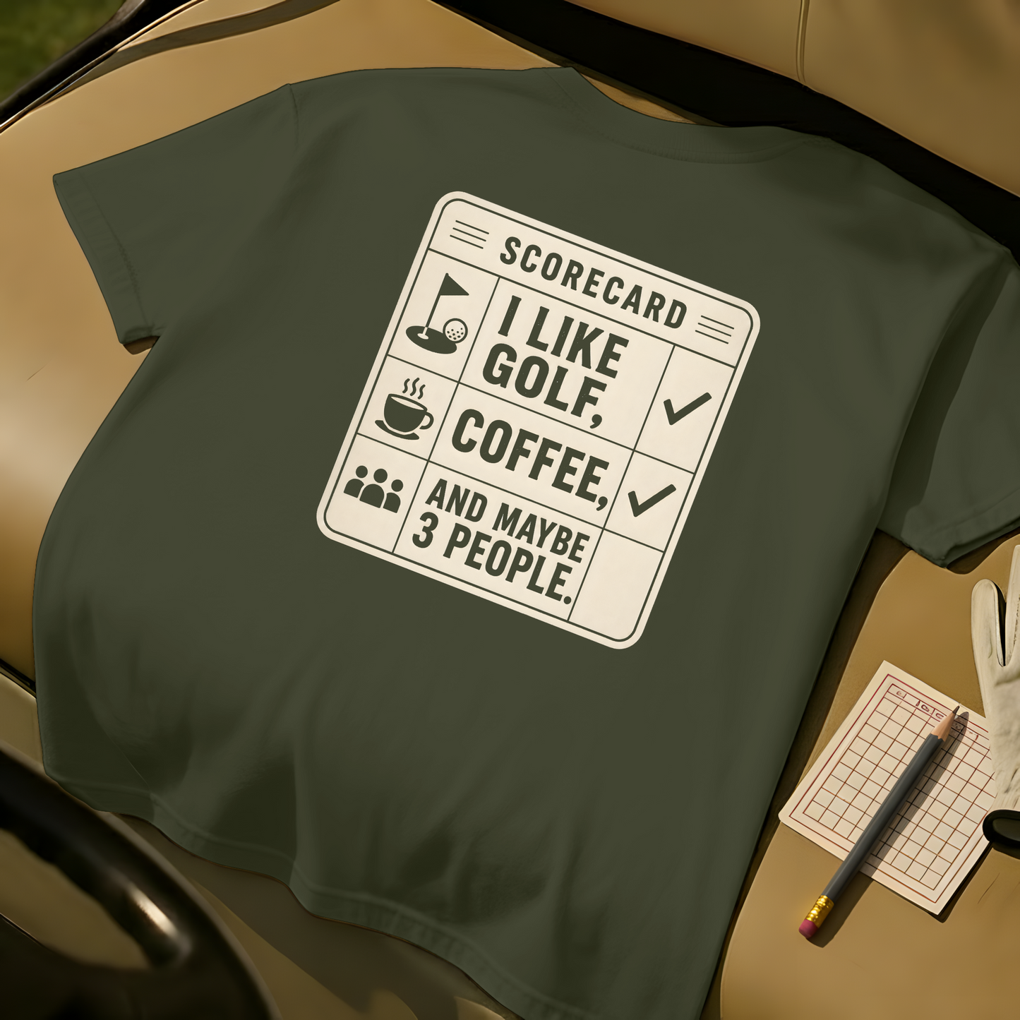 I Like Golf, Coffee And Maybe 3 People - Moss