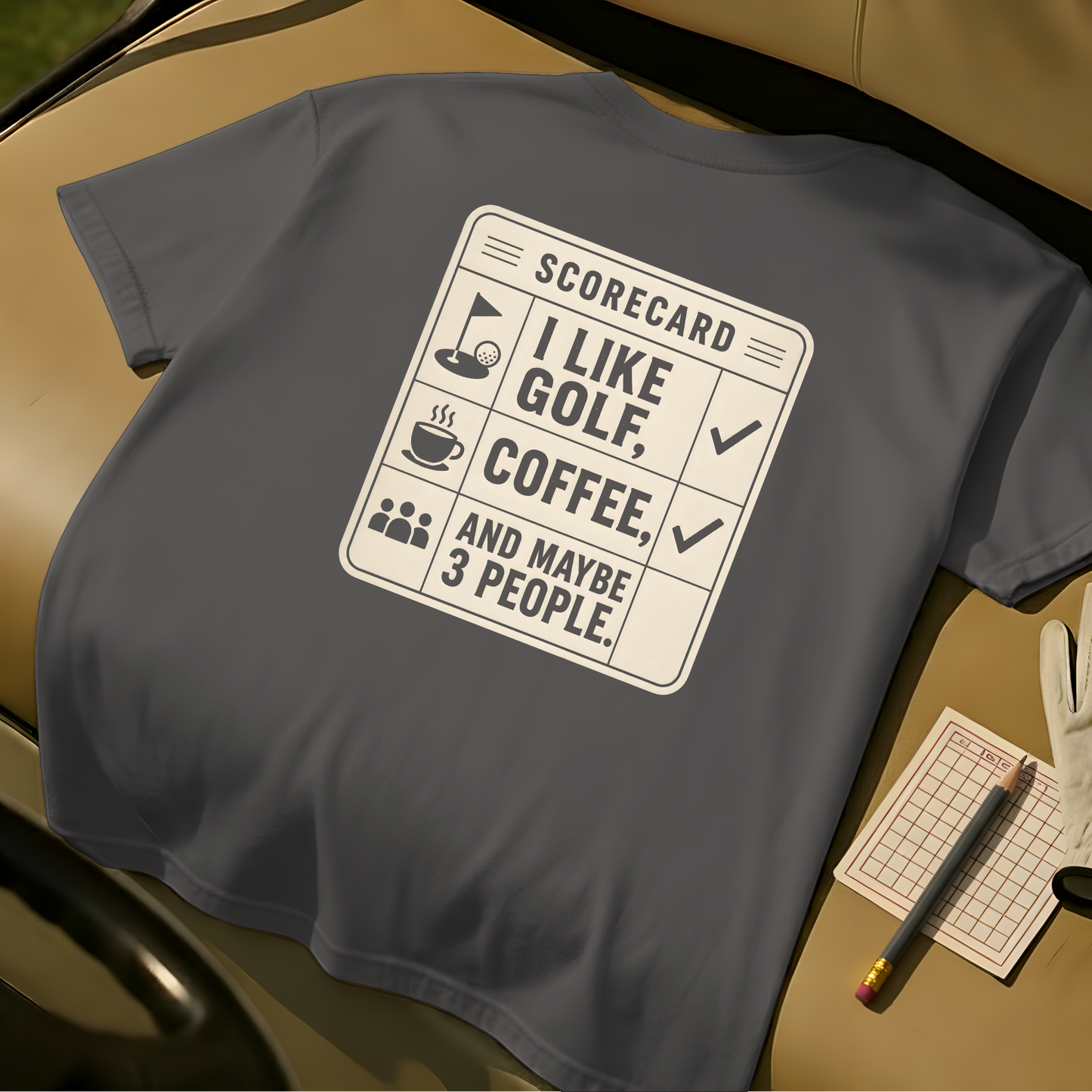 I Like Golf, Coffee And Maybe 3 People - Pepper