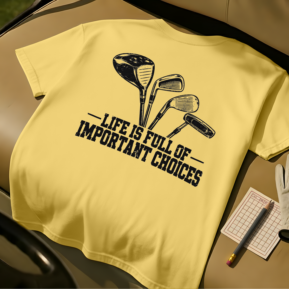 Important Choices T-Shirt - Butter