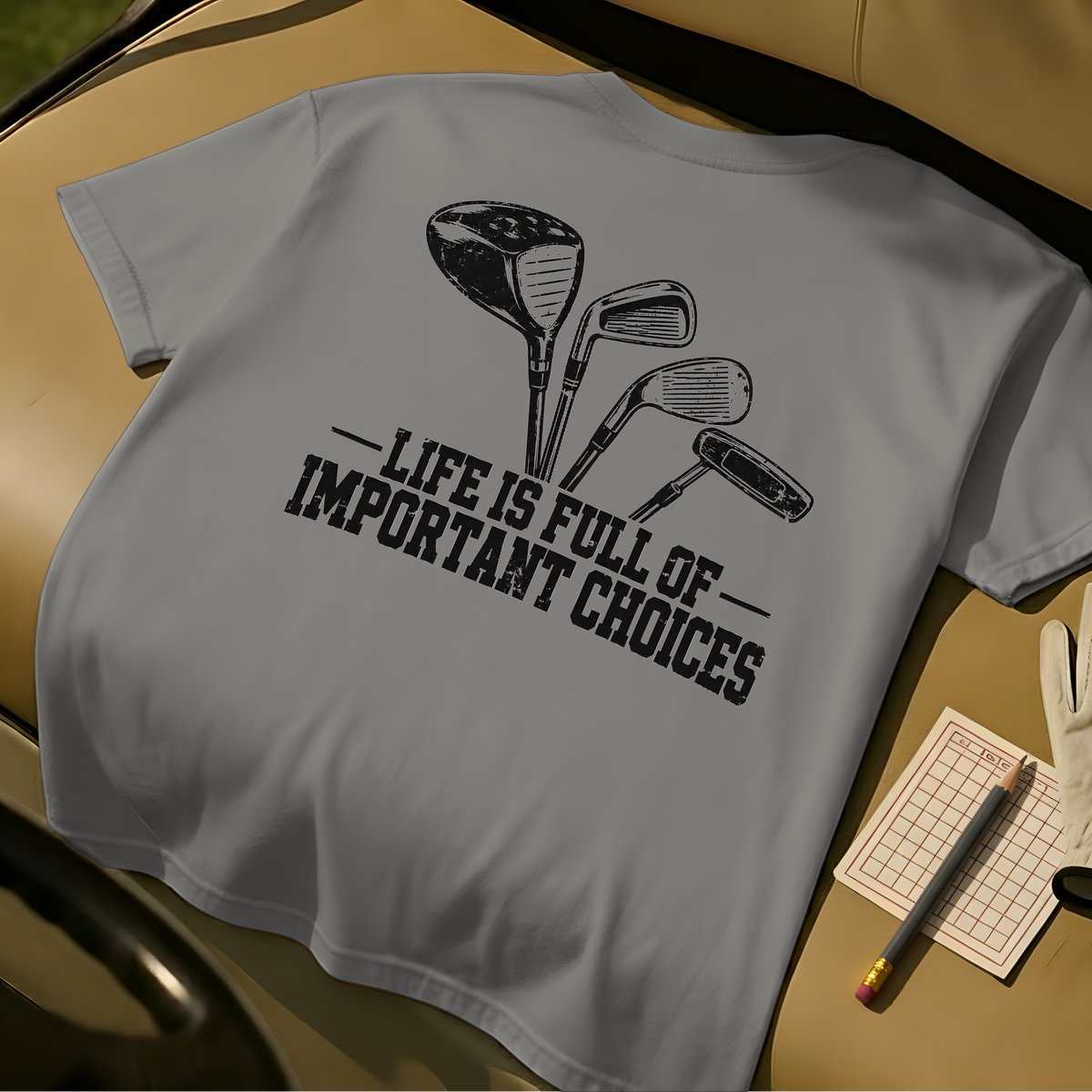 Important Choices T-Shirt - Grey