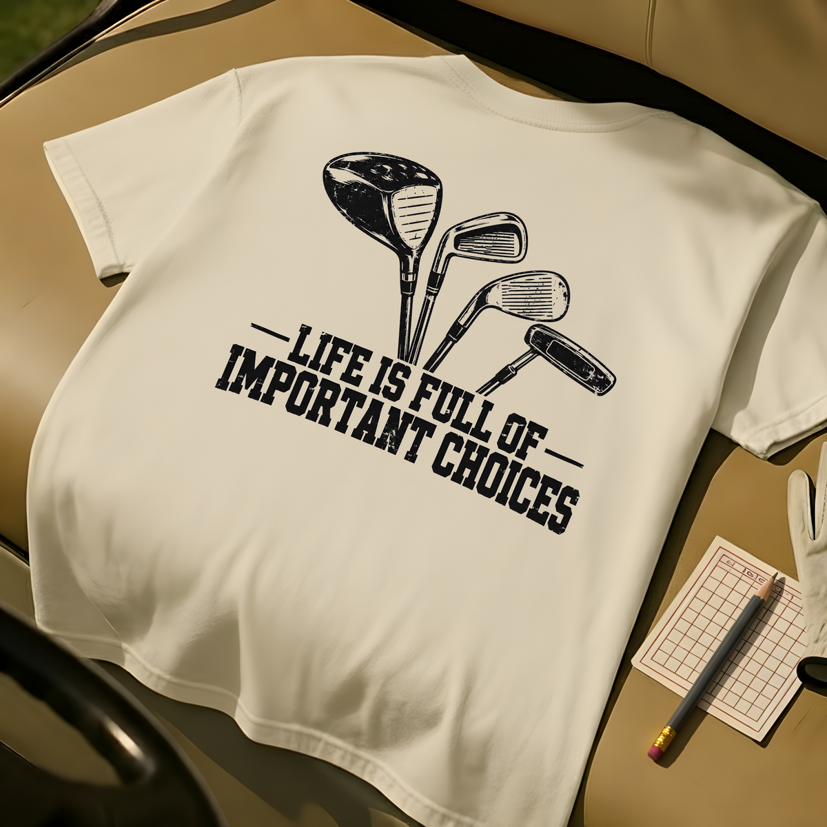 Important Choices T-Shirt - Ivory