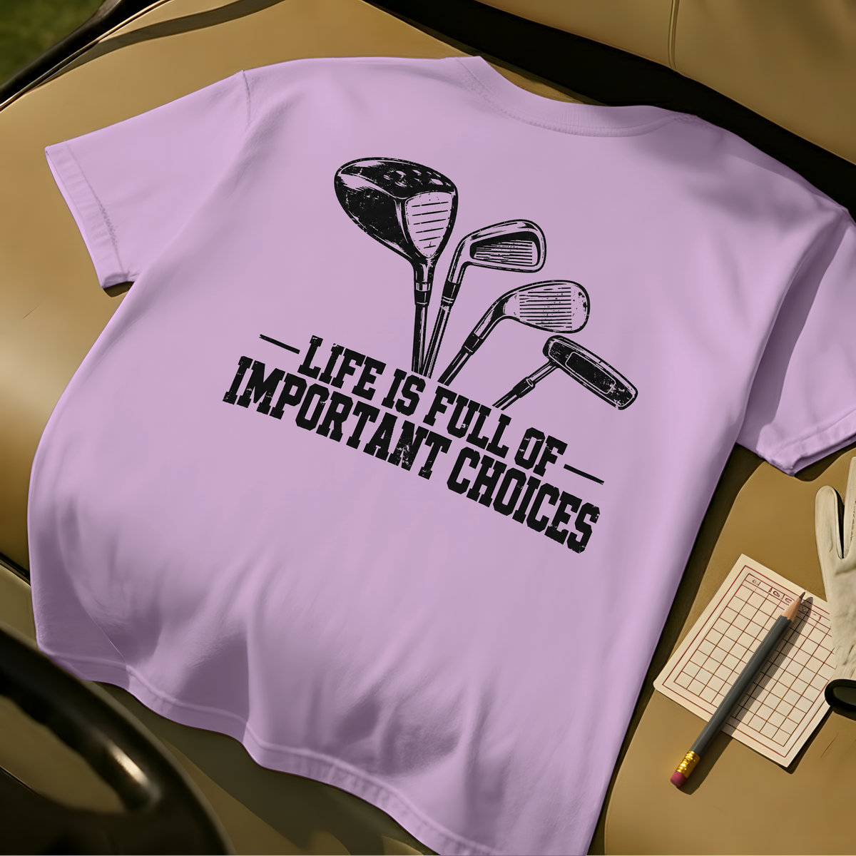 Important Choices T-Shirt - Orchid