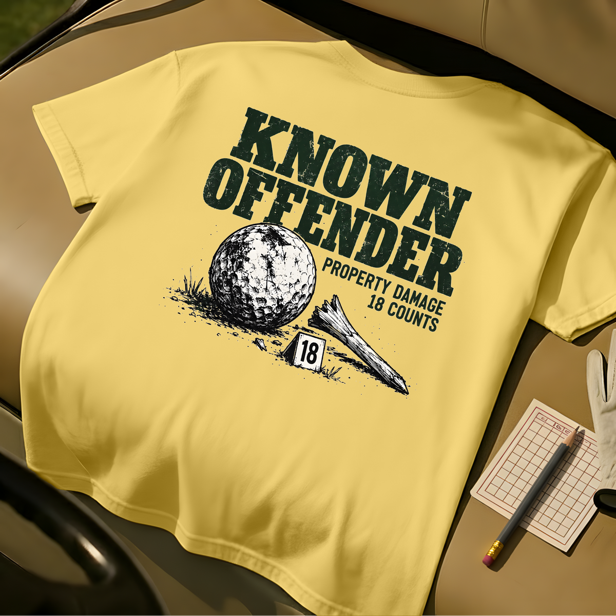 Known Offender T-Shirt - Butter